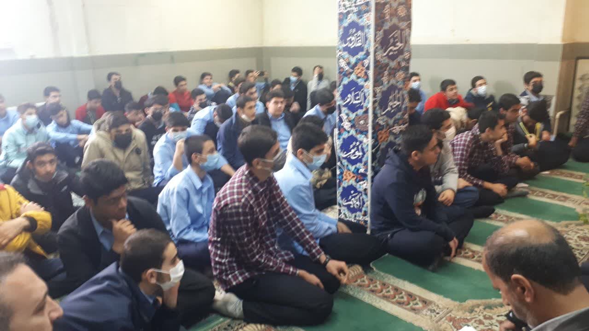 حضور فرماندار اراک در دبیرستان فرهنگ اراک