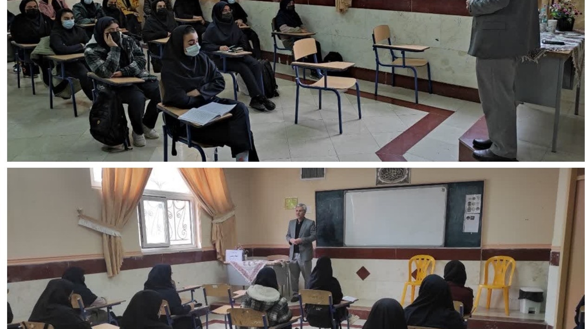 نشست بصیرتی جهاد تبیین در هنرستان کار و دانش شهیدان آندی برگزار شد