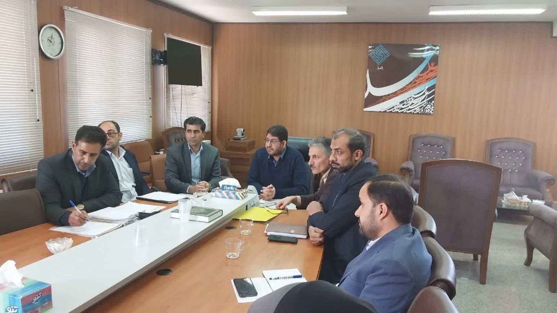 جلسه شورای مسکن و بازآفرینی و ساماندهی شهرستان به ریاست محمدرضا رضایی فرماندار تفرش و سایر اعضا در محل فرمانداری تشکیل و برگزار شد.