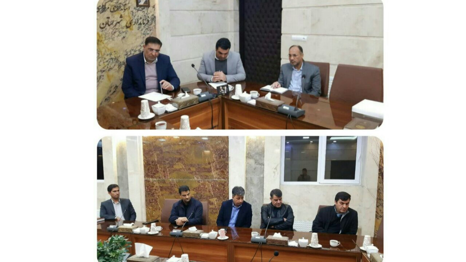 دیدار مدیرکل راهداری و حمل و نقل جاده ای استان به اتفاق معاونین با مهندس ساعدی