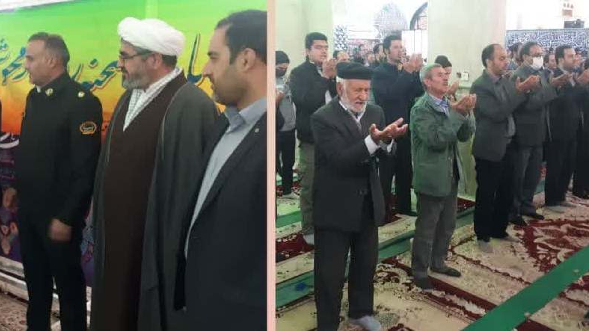 " حضور فرماندار در نماز عبادی و سیاسی جمعه "