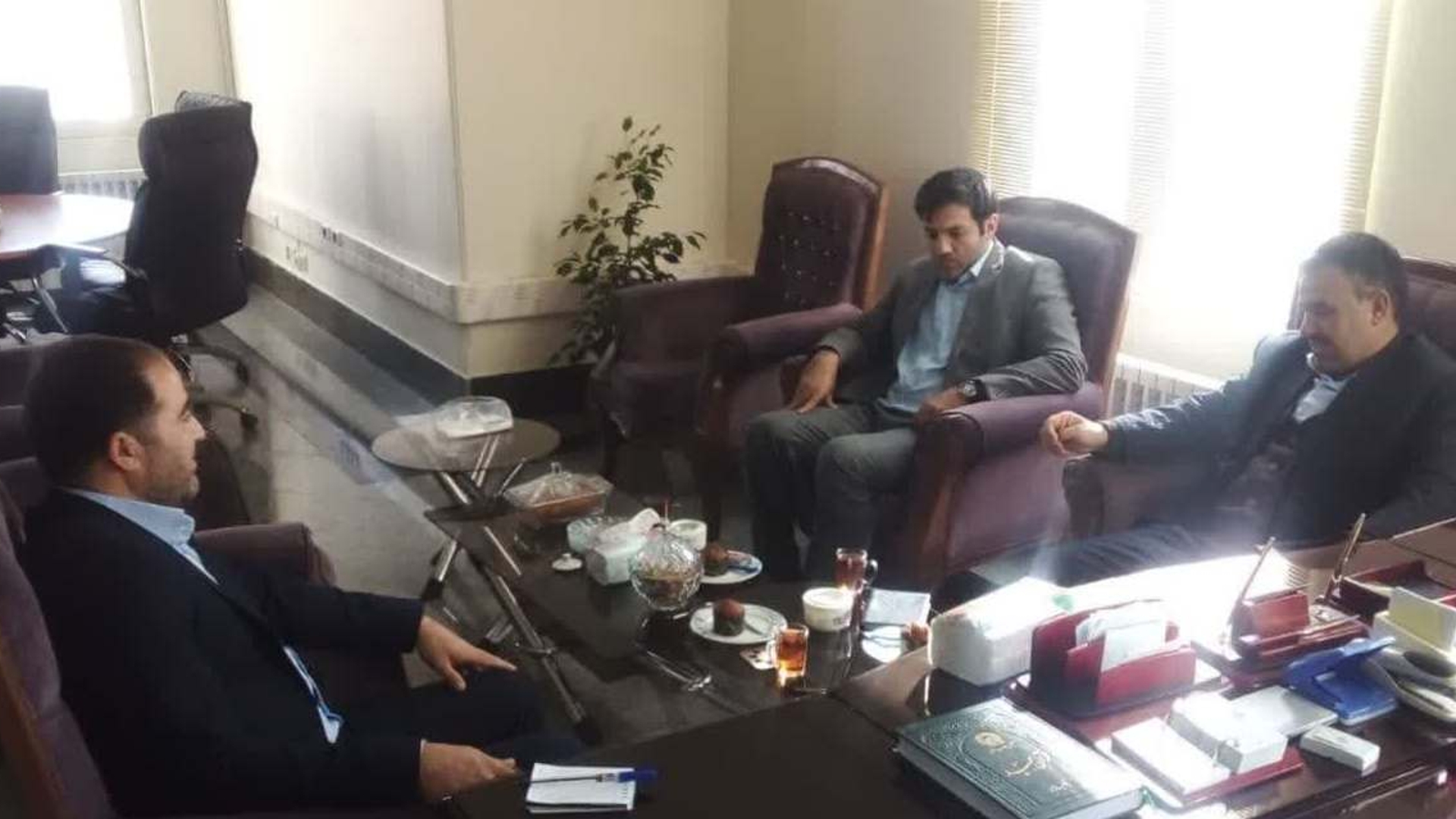 دیدار رئیس دادگستری و دادستان با فرماندارخنداب