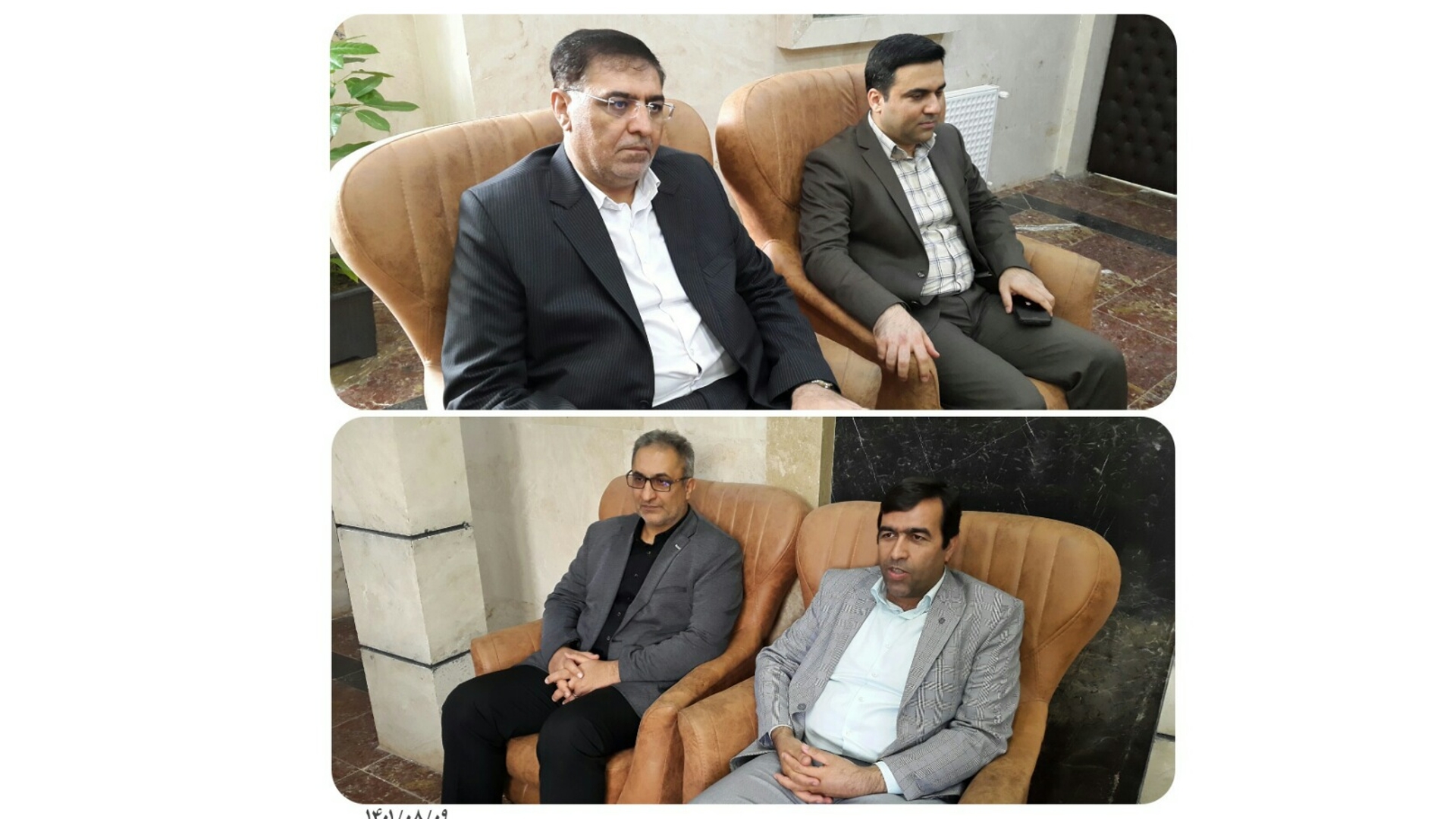 دیدار مدیرکل تامین اجتماعی استان با مهندس ساعدی