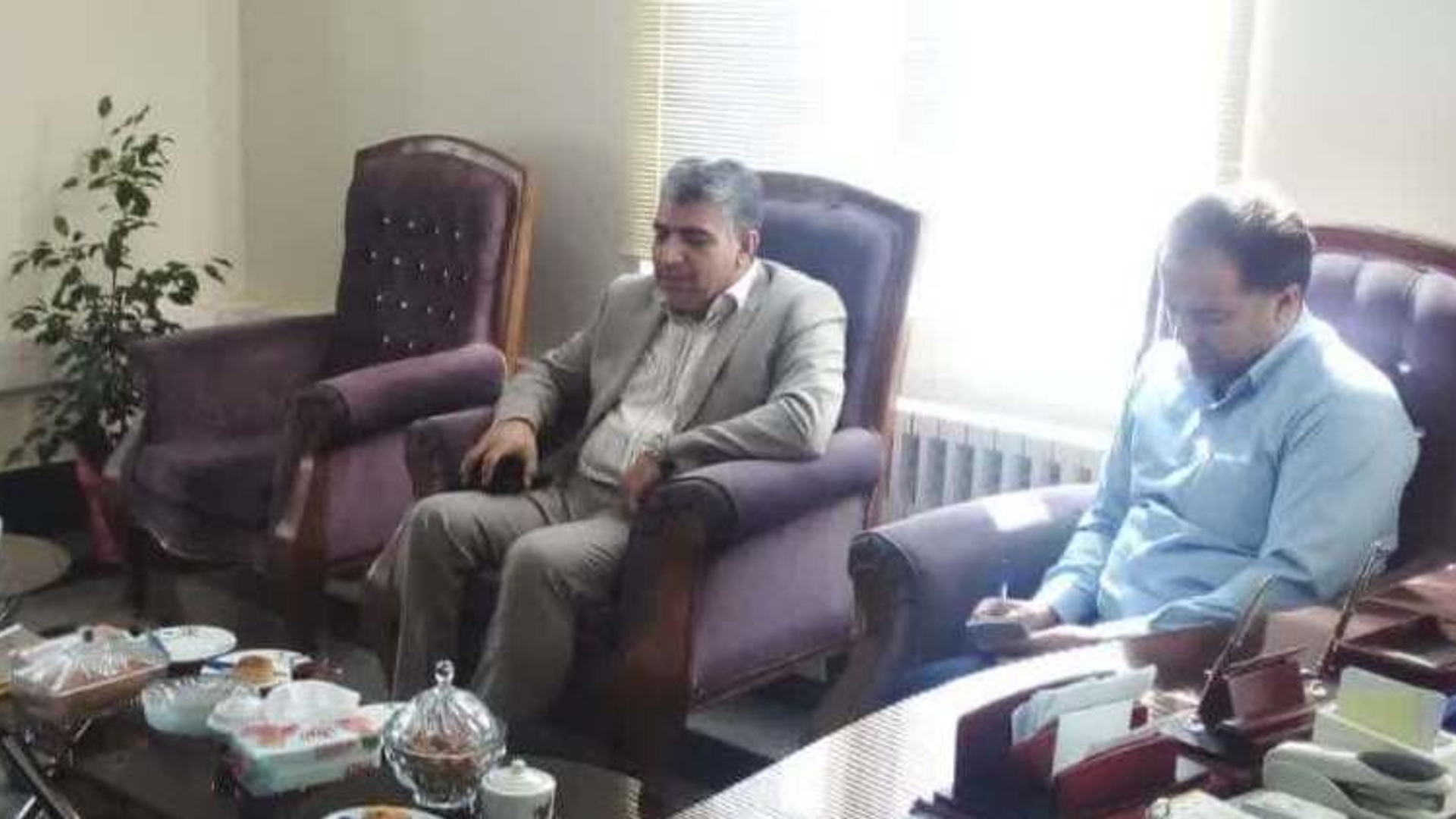 دیدار مدیرکل ثبت احوال استان مرکزی با فرماندار