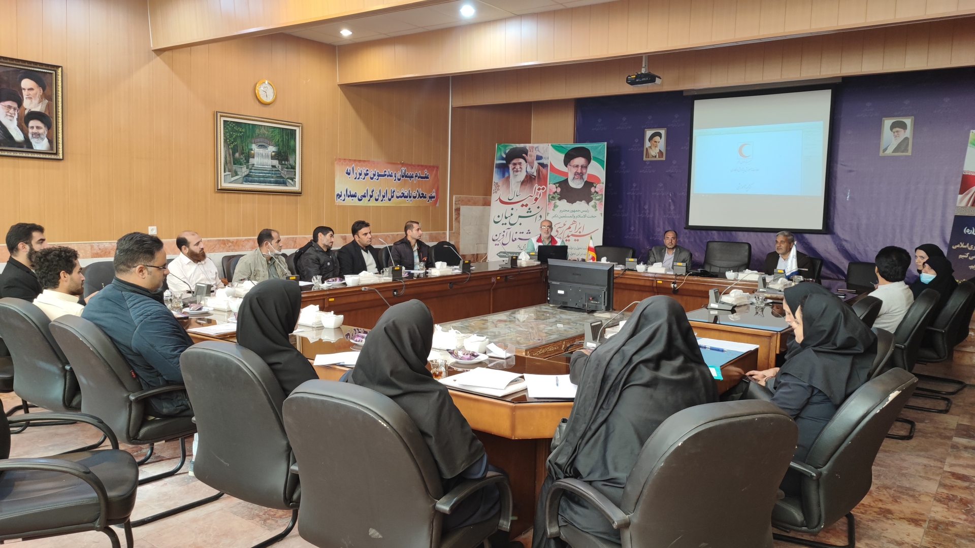 جلسه آموزشی مدیریت بحران در روستا