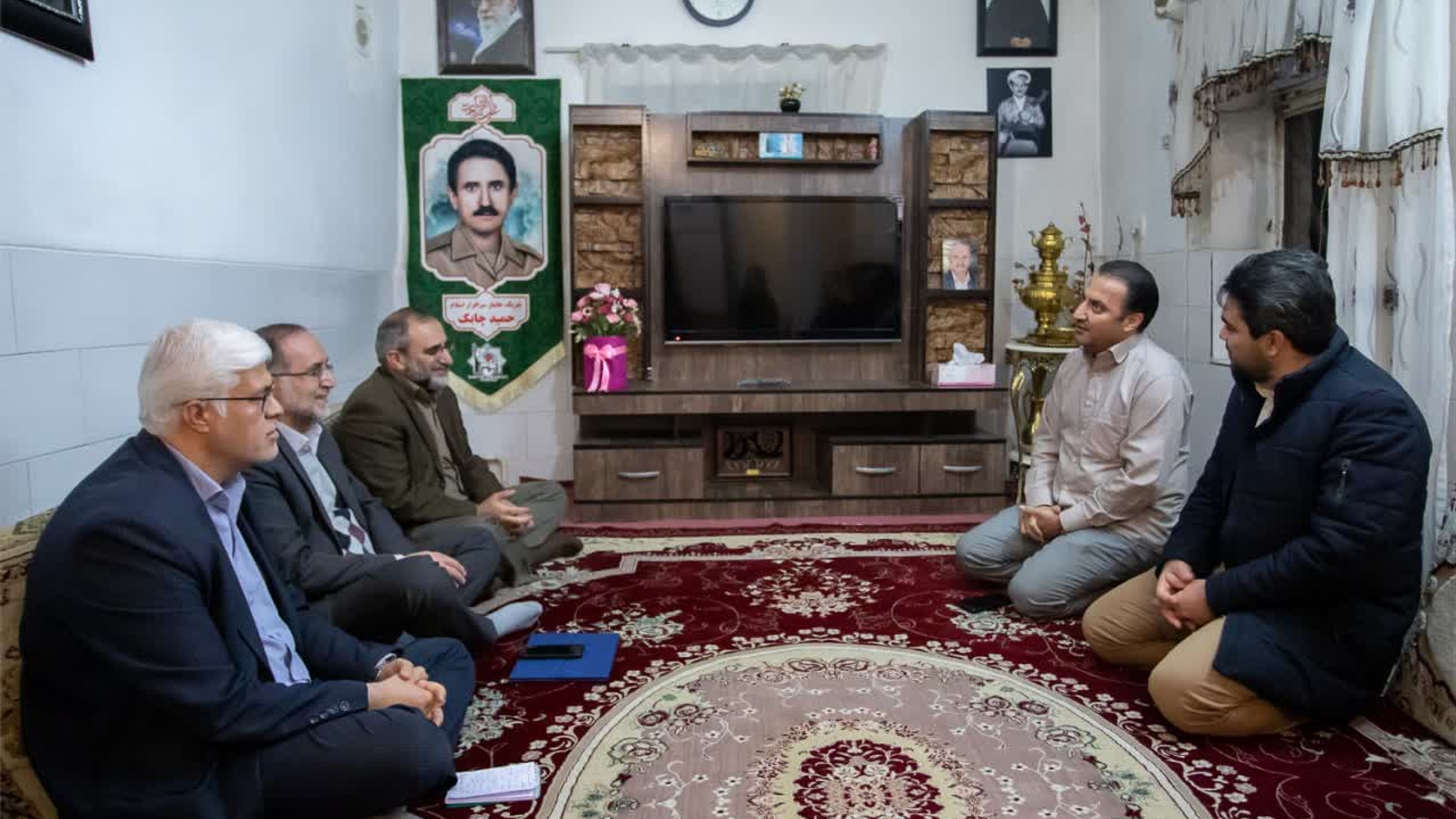 سرکشی وبازدید از خانواده شهید چابک