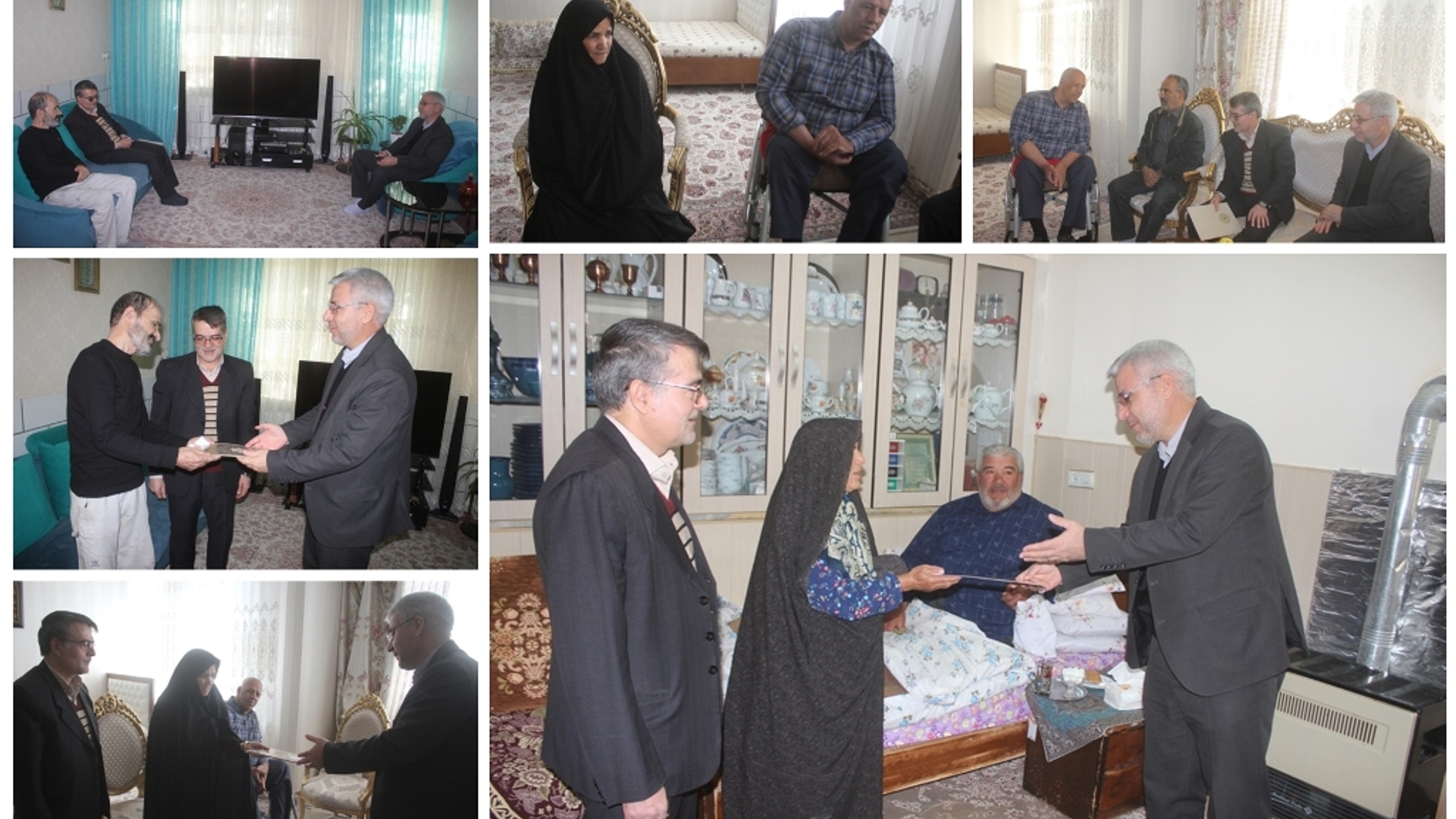 فرماندار با تعدادی از جانبازان هشت سال دفاع مقدس شهرستان خمین دیدار کرد