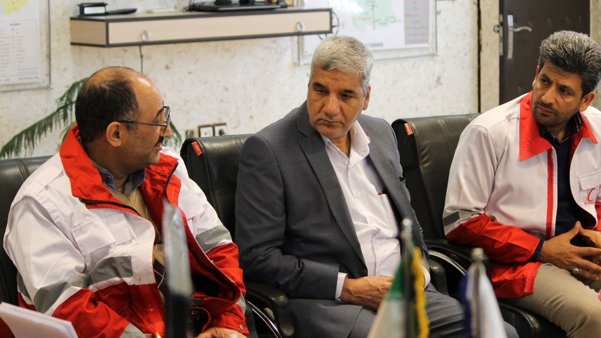 💢دیدار سرپرست جمعیت هلال‌احمر استان مرکزی با فرماندار  شهرستان فراهان