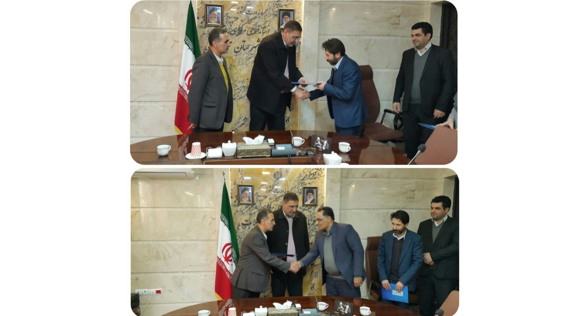 آیین تکریم و معارفه سرپرست اداره آب و فاضلاب محلات