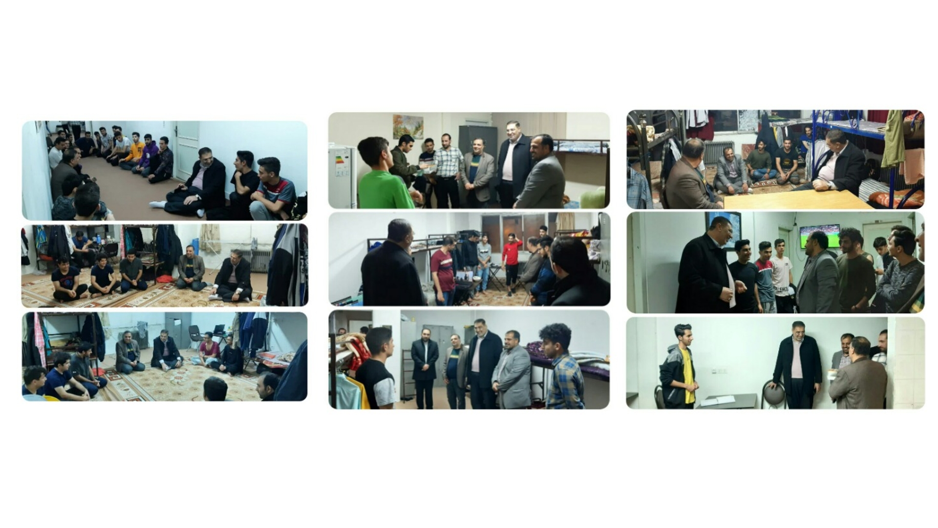 دیدار صمیمانه مهندس ساعدی با دانشجویان