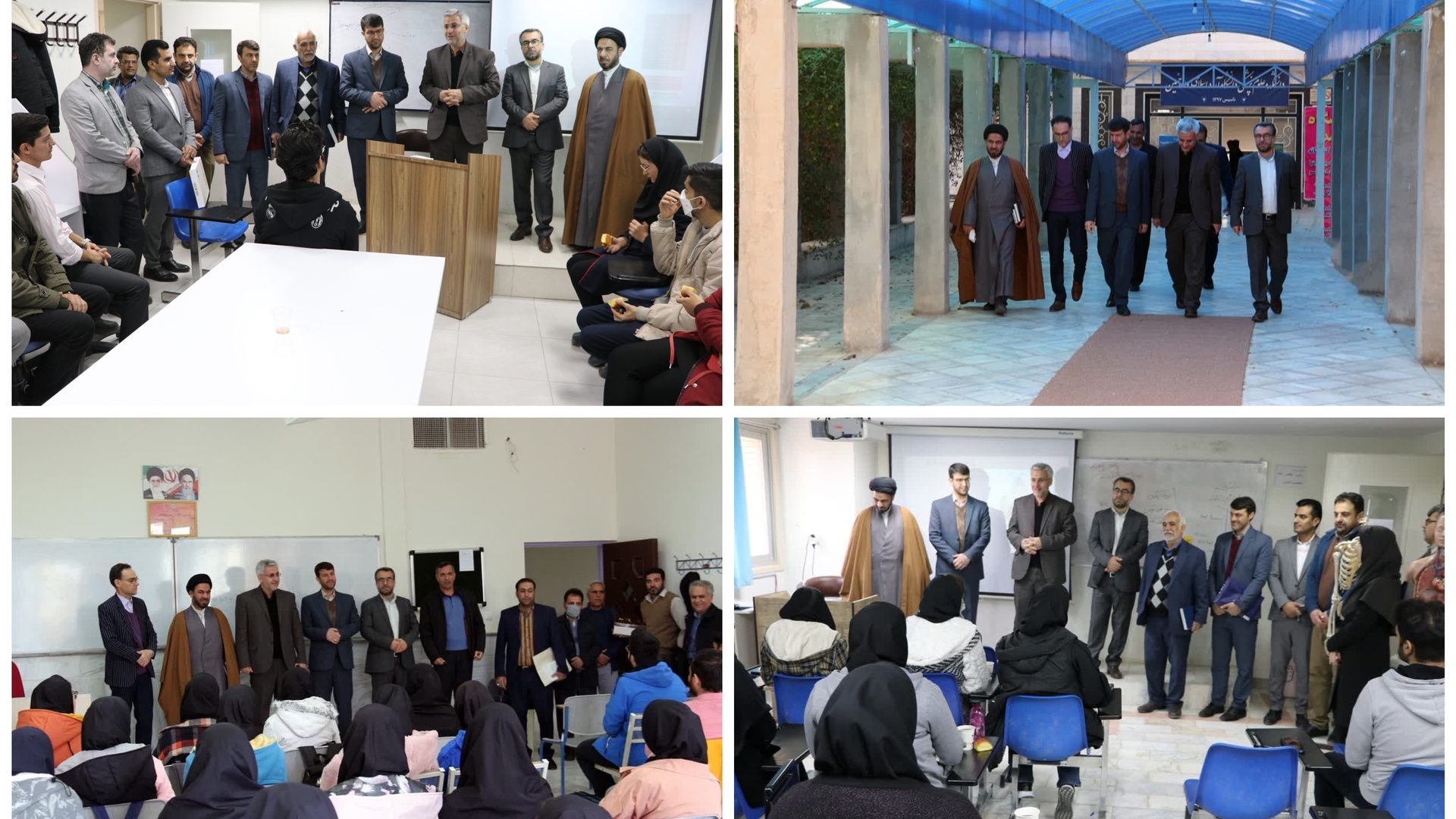 مسئولان شهرستان از تعدادی از دانشگاه آزاد خمین بازدید کردند