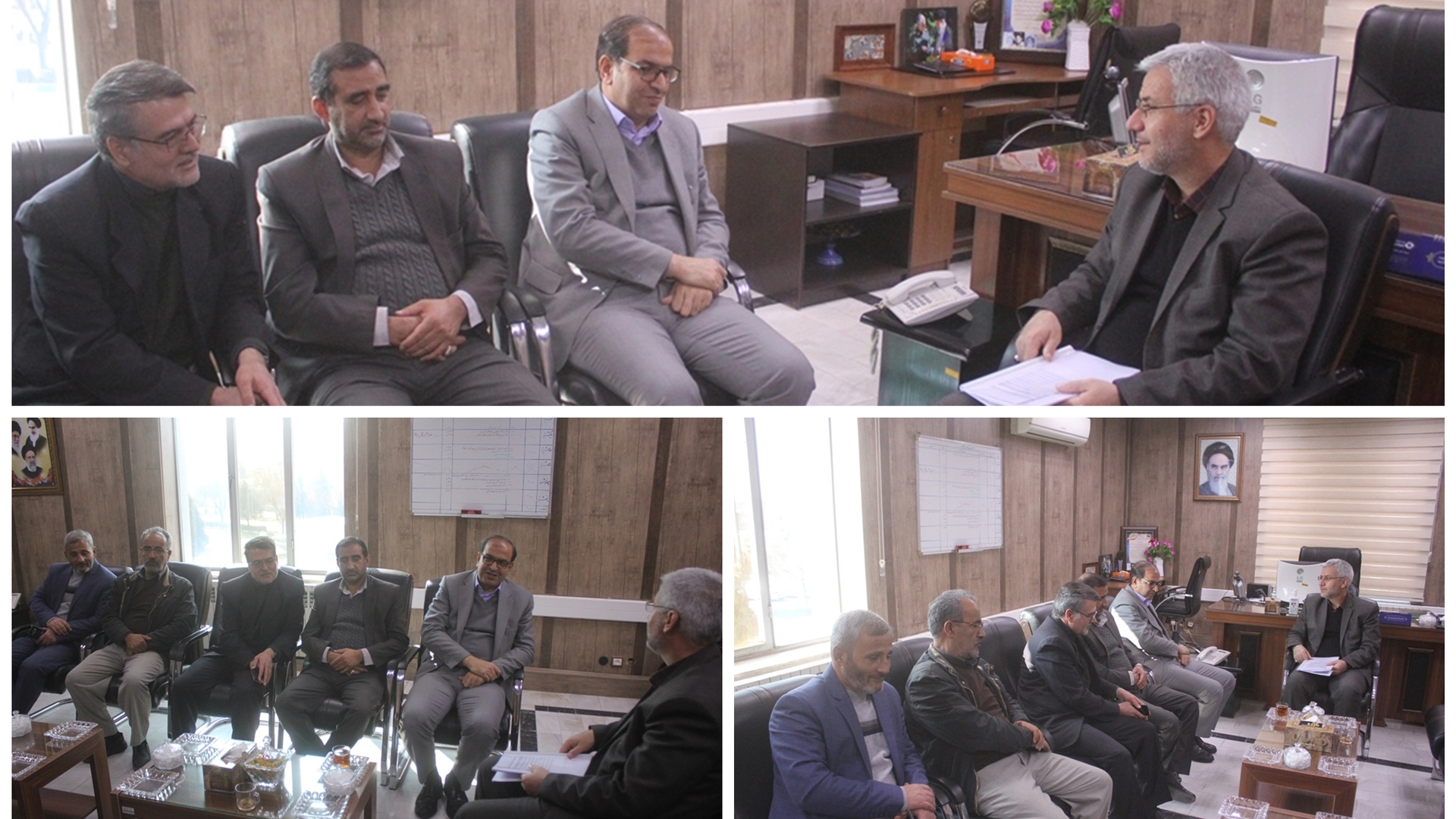 نشست مدیر کل بنیاد شهید و امور ایثارگران استان با فرماندار شهرستان خمین برگزار شد