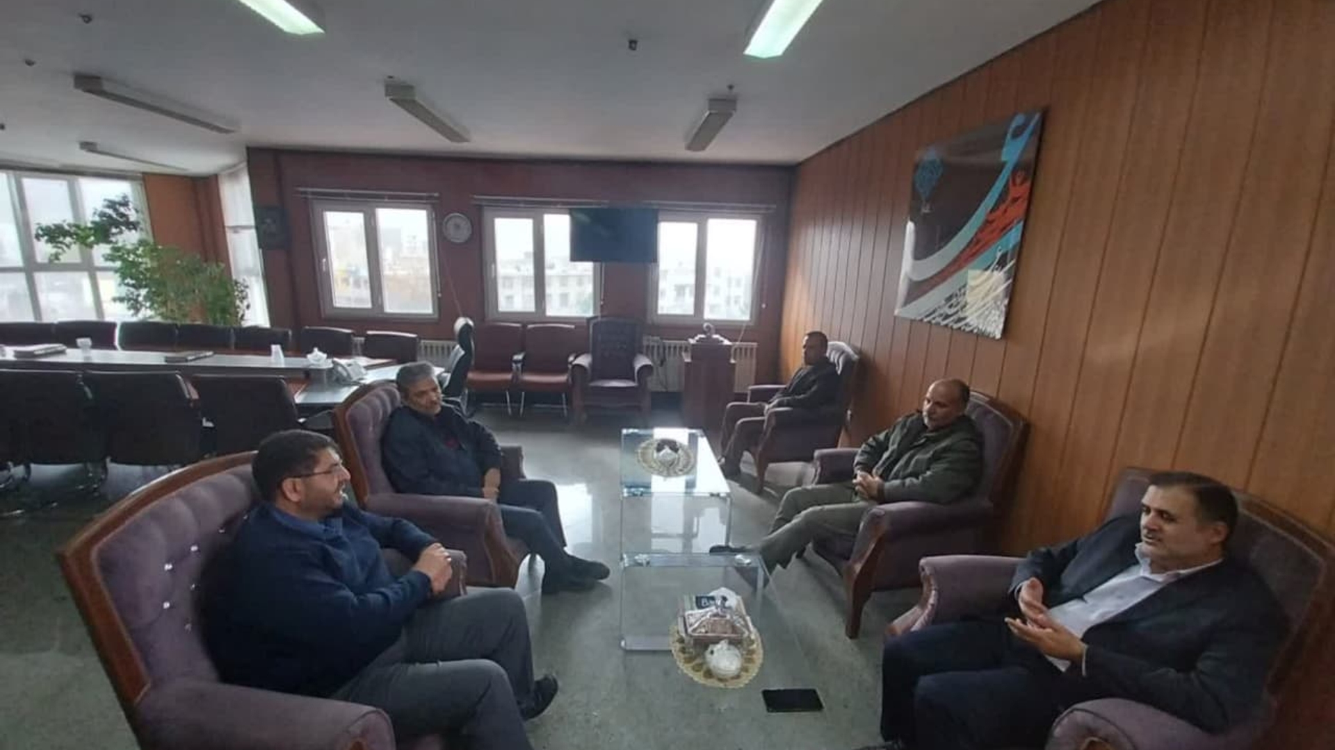 آمره ای مدیرعامل شرکت آب منطقه ای استان با حضور در فرمانداری با محمدرضا رضایی  فرماندار شهرستان تفرش دیدار و در خصوص موضوعات مربوط و پروژه های در دست اقدام بحث و تبادل نظر نمود.