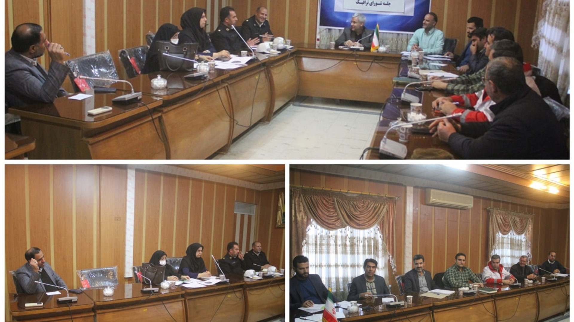 هشتمین جلسه شورای ترافیک شهرستان خمین برگزار شد