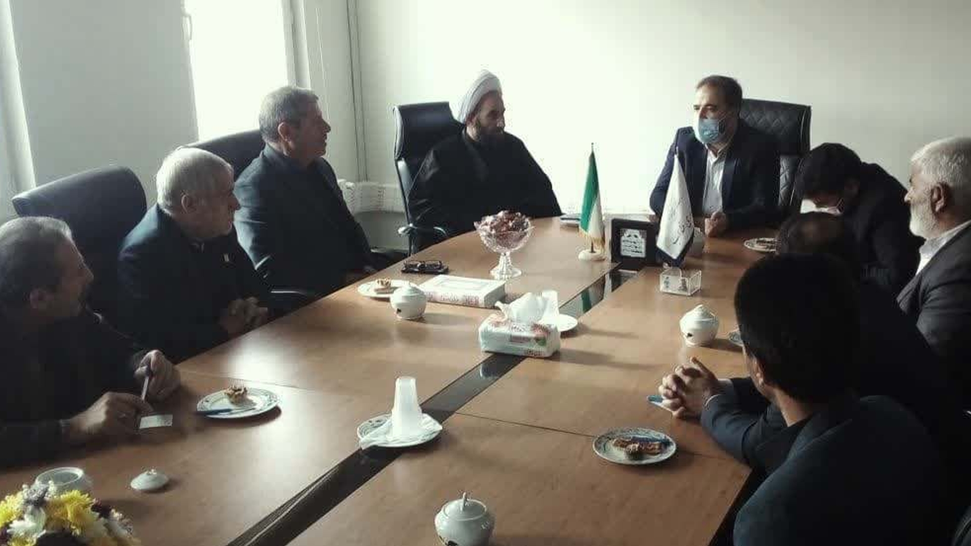 دیدار اعضای ستاد اقامه نماز جمعه شهرستان با فرماندار