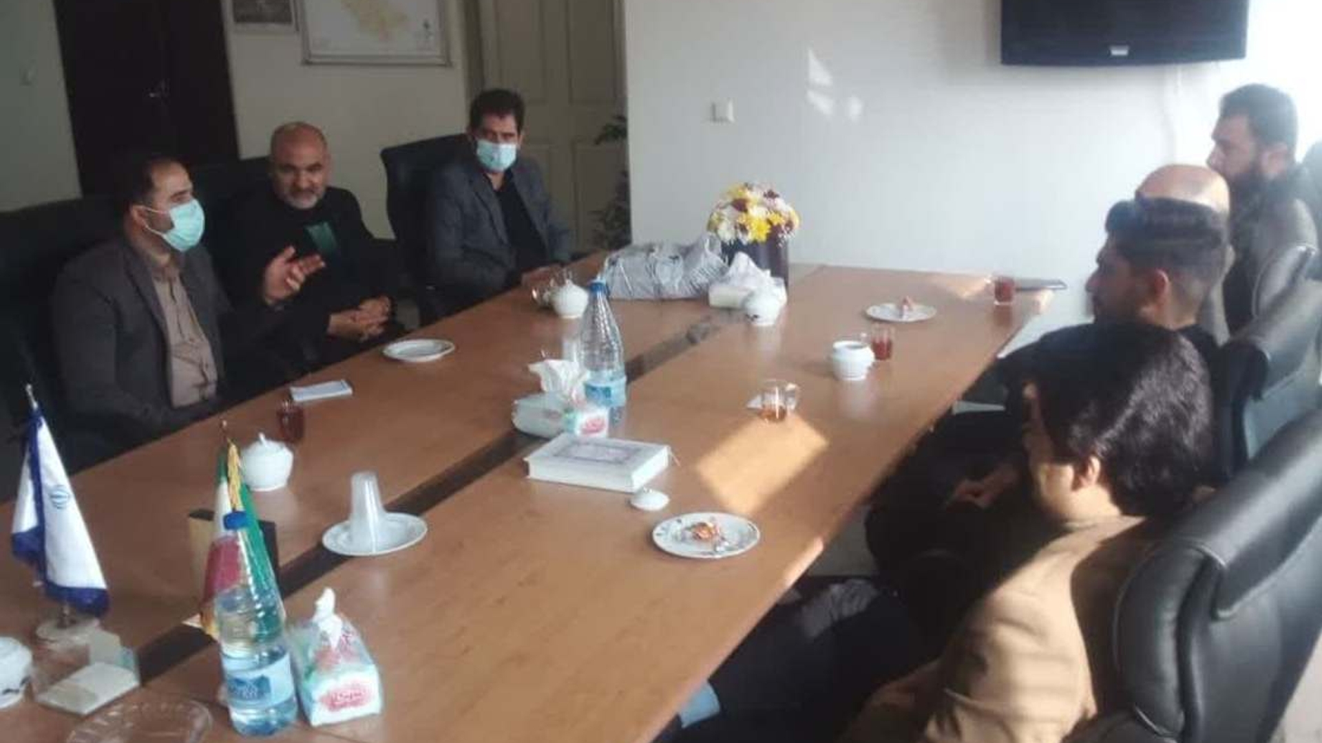 دیداراعضای شورای اسلامی شهر جاورسیان با فرماندار