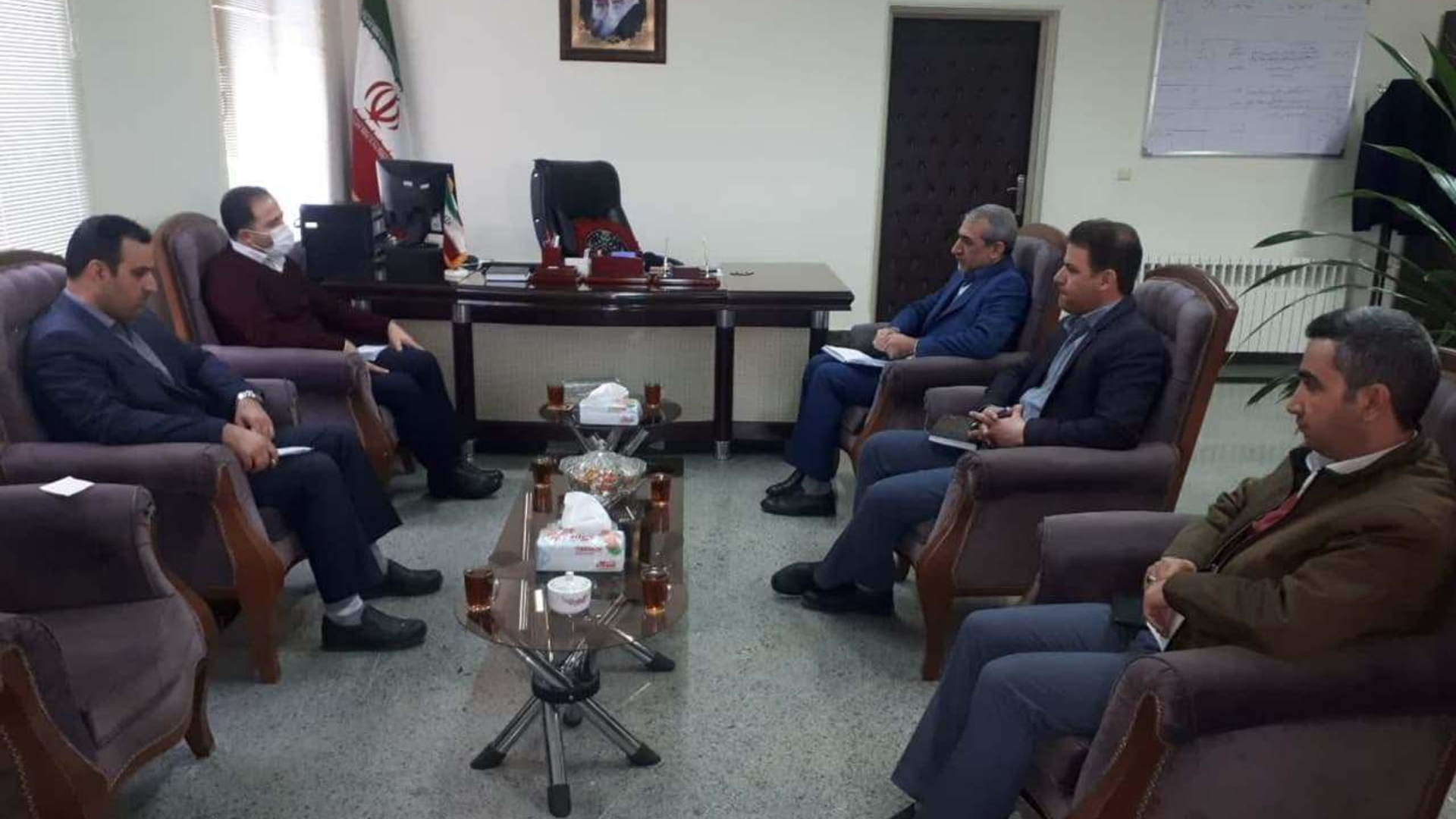 دیدارمدیرکل دامپزشکی استان مرکزی با فرماندار