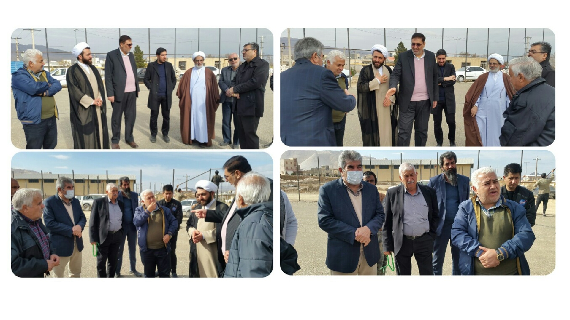 بررسی میدانی ورزشگاه در حال احداث شهدای باقرآباد نیم ور