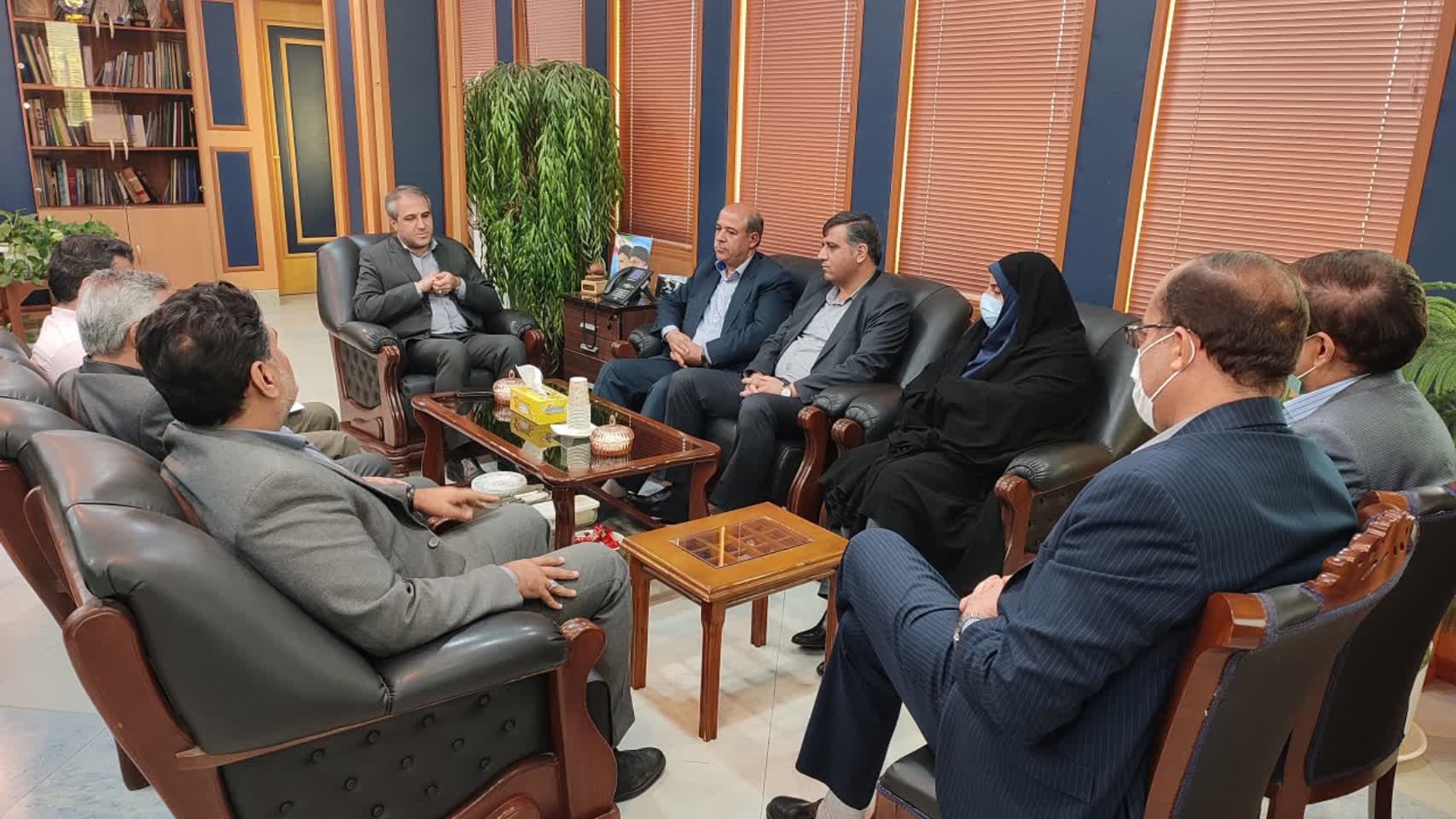 حضور تیم ارزیابی عملکرد دفتر در فرمانداری شهرستان ساوه