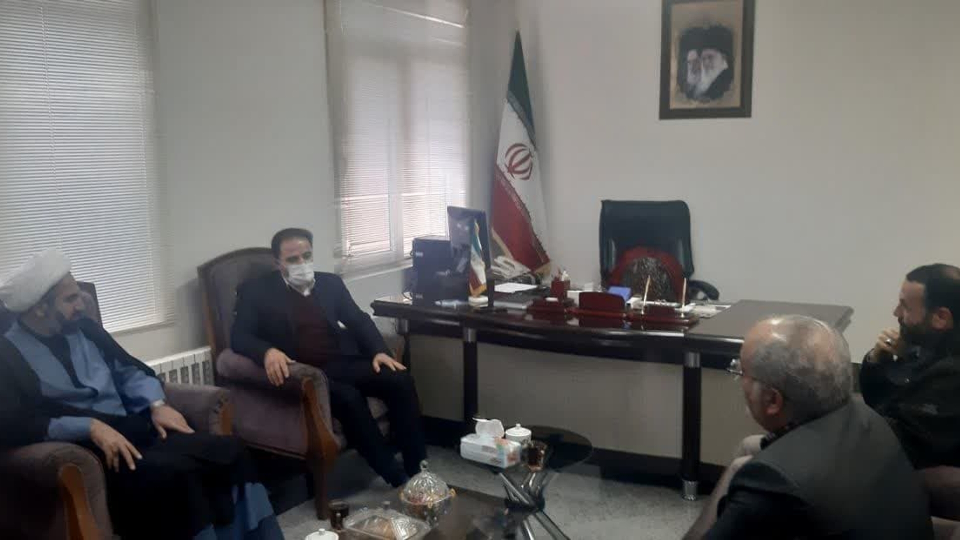 دیدار رئیس هیات نظارت و بازرسی استان با فرماندار