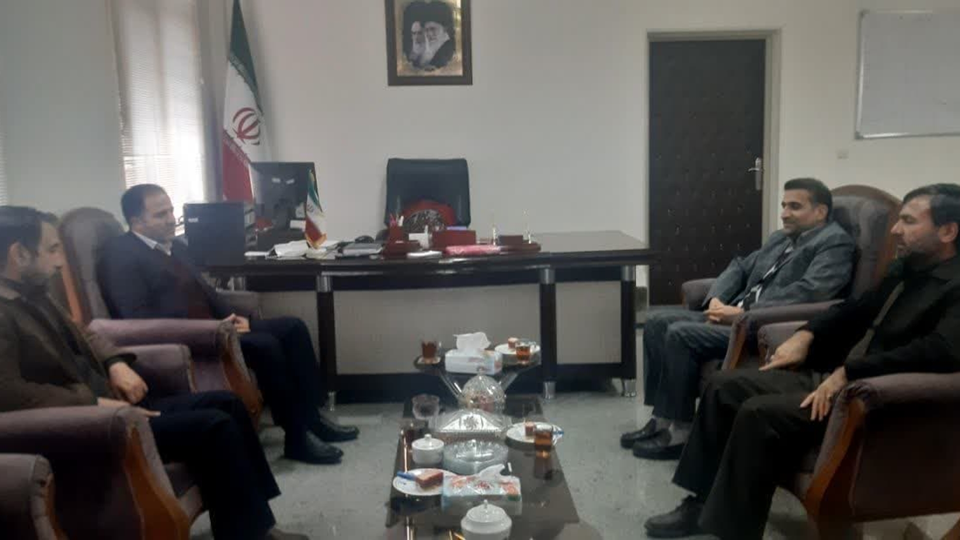 دیدارمدیرکل فرهنگ وارشاد اسلامی استان با فرماندار