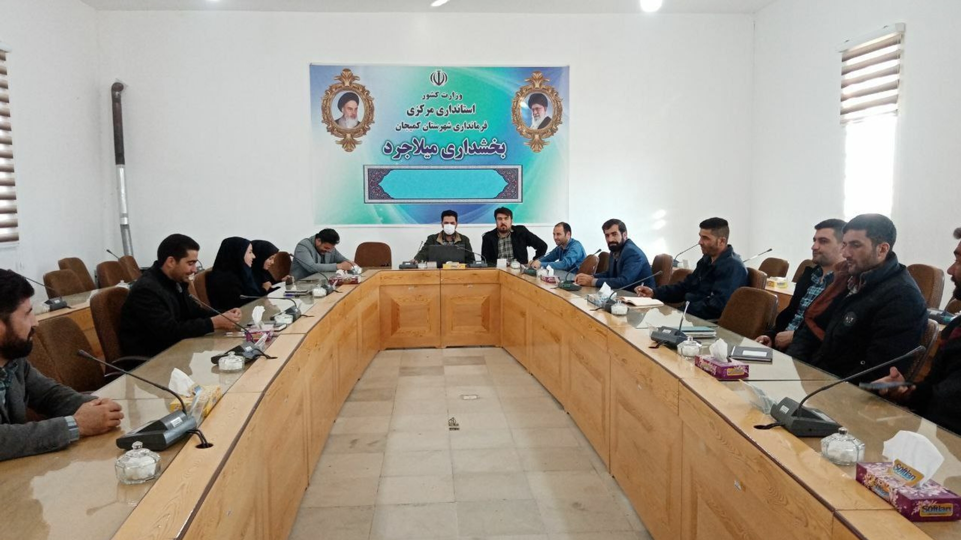 برگزاری پانزدهمین جلسه رصد و پایش پروژه های عمرانی روستاهای بخش میلاجرد شهرستان کمیجان