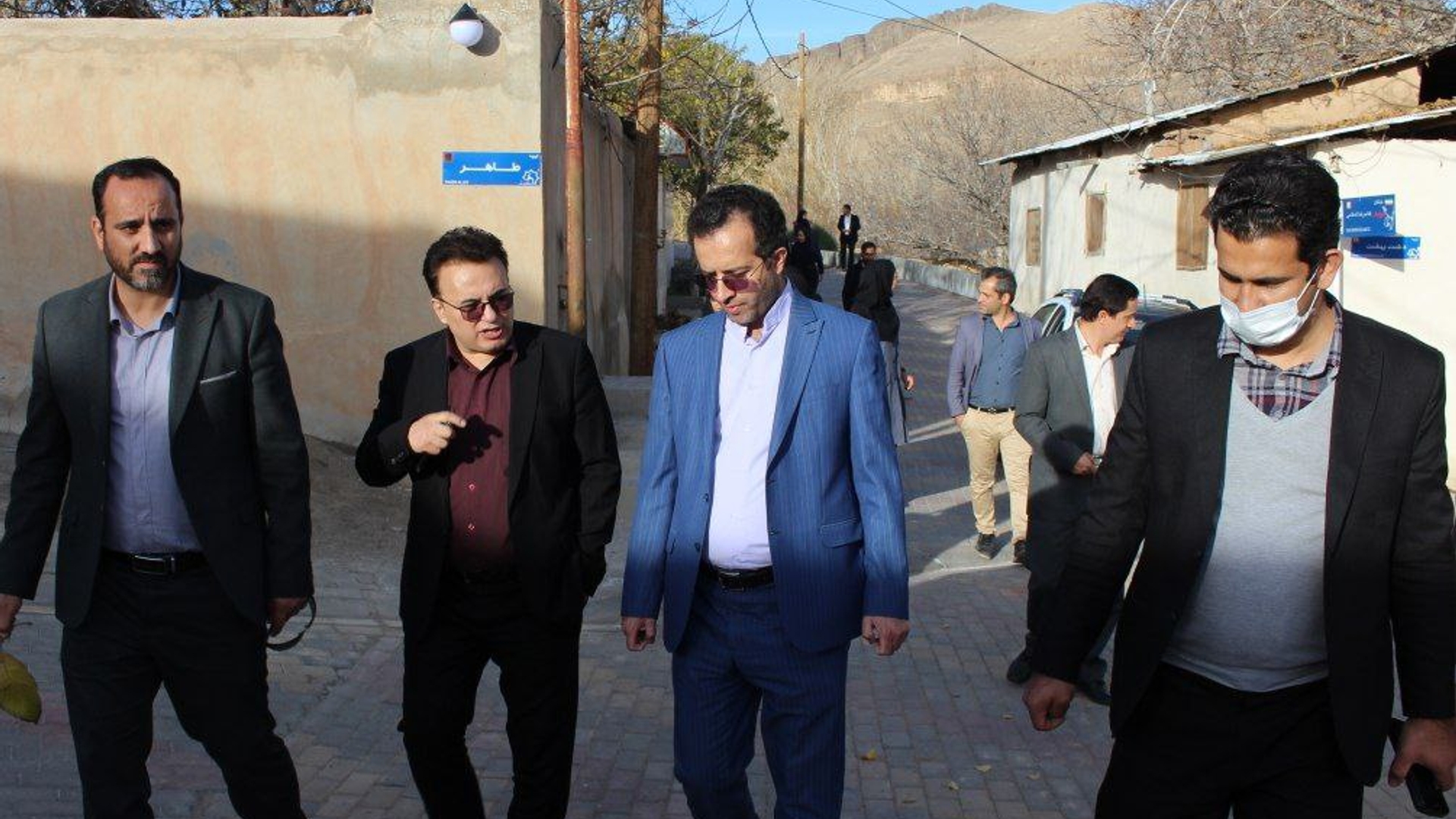 بازدید مدیر کل دفتر امور روستایی و شوراها از روستای زر شهرستان دلیجان