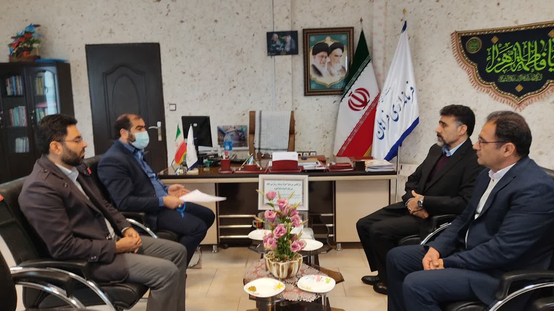 💢دیدار مدیران حقوقی شرکت آب و فاضلاب استان مرکزی با فرماندار شهرستان فراهان