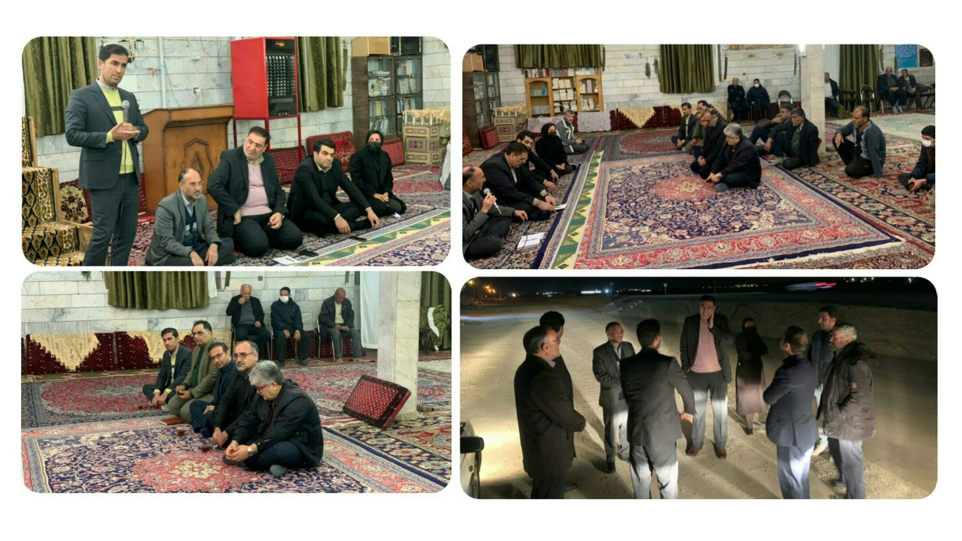 دهگردشی و دیدار چهره به چره با مردم در روستای لریجان