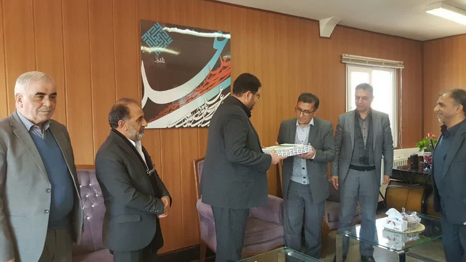 آیین تکریم و معارفه سرپرست جدید اداره جهاد کشاورزی شهرستان تفرش