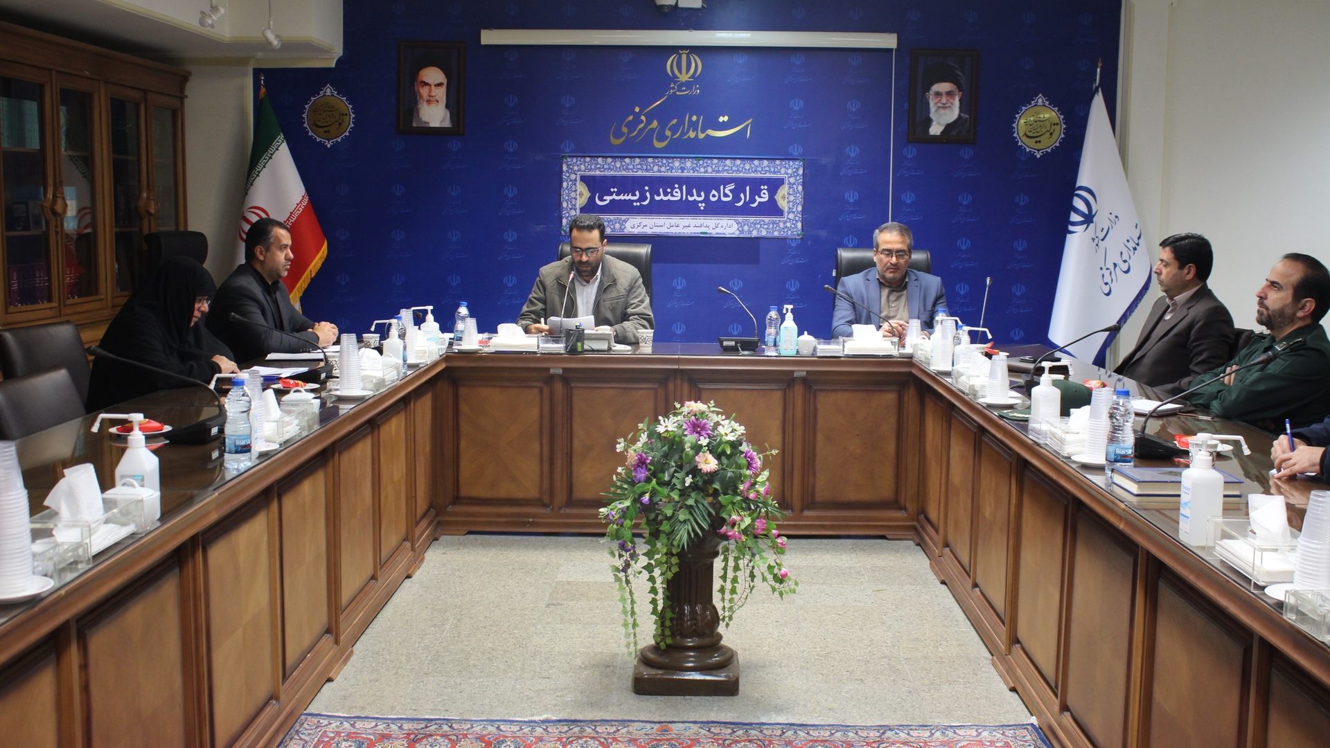 برگزاری جلسه قرارگاه پدافند زیستی استان (بیوتروریسم)