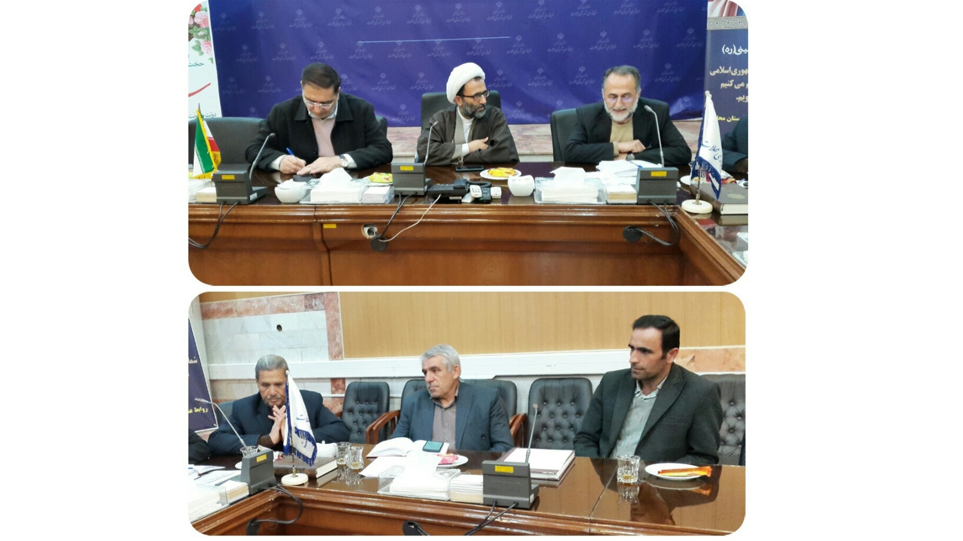 جلسه شورای اسلامی شهرستان با دکتر سلیمی و مهندس ساعدی
