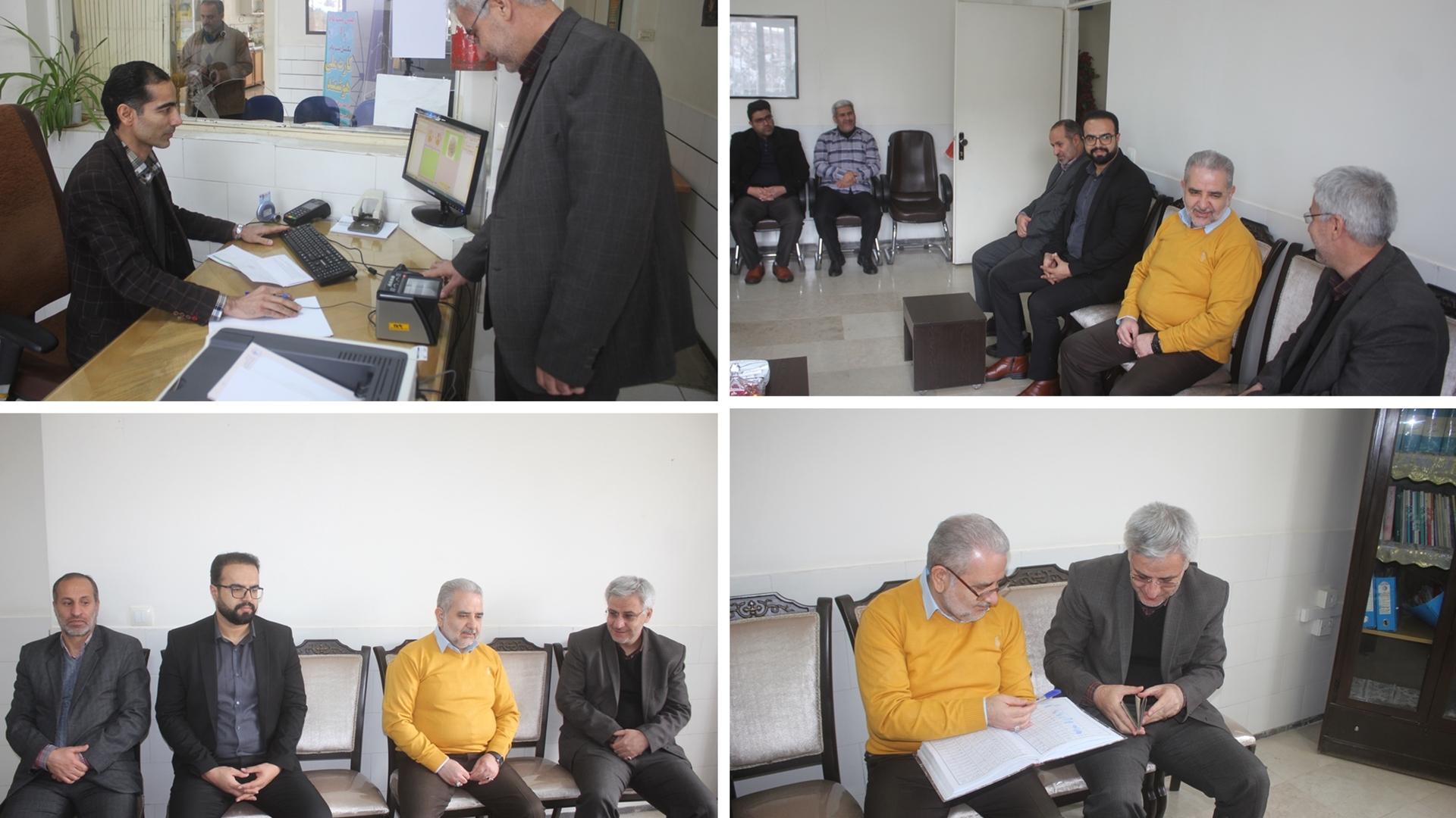 فرماندار از اداره ثبت احوال شهرستان خمین بازدید کرد.