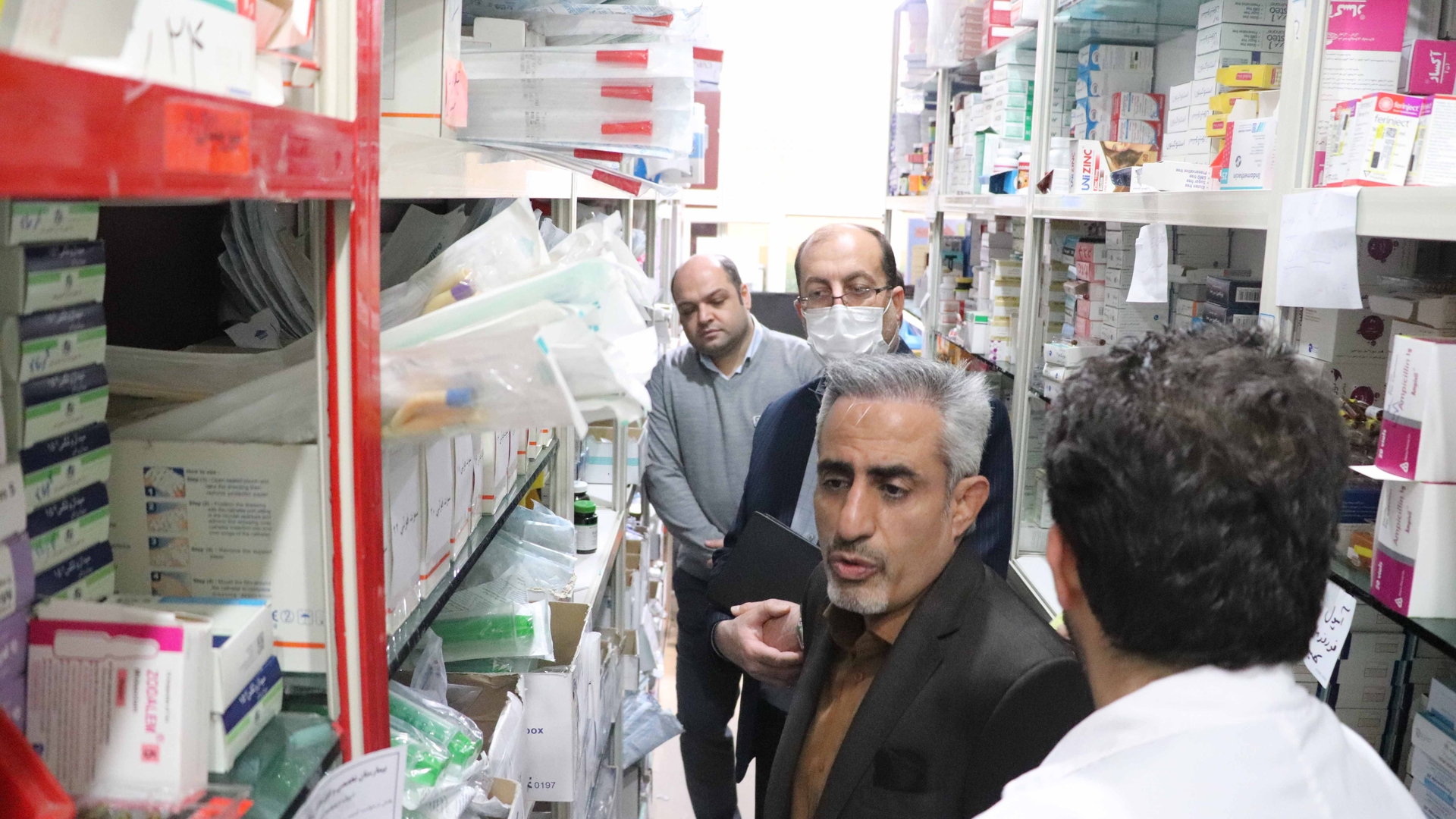 حضور تیم بازرسی دفتر در بیمارستان حضرت فاطمه شهرستان ساوه