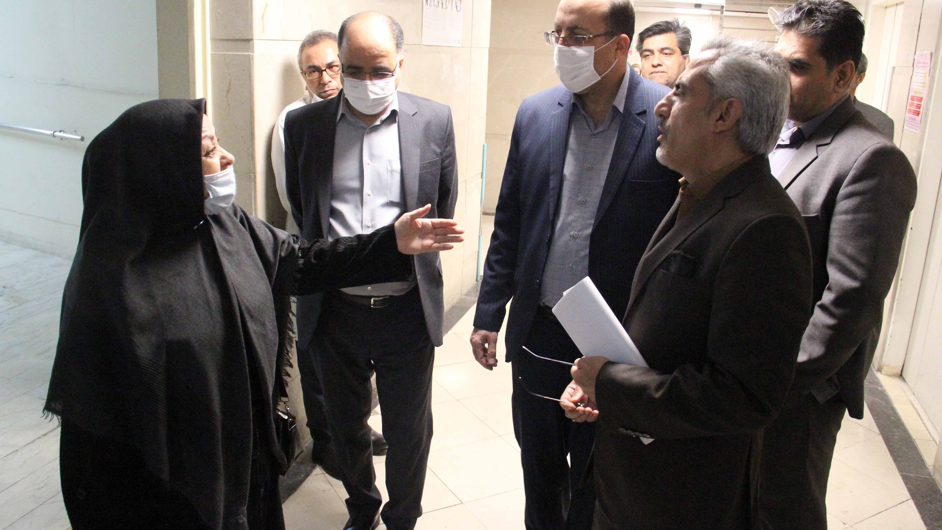 حضور تیم بازرسی دفتر در بیمارستان شهید مدرس شهرستان ساوه