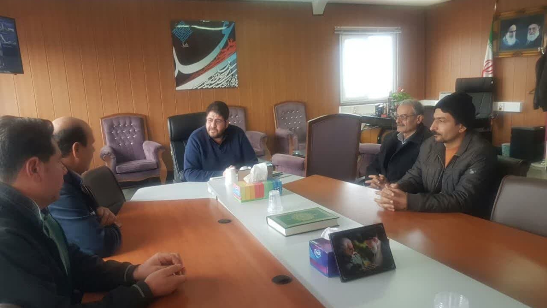 دیدار و گفتگوی محمدرضا رضایی فرماندار تفرش با شورای بخش مرکزی