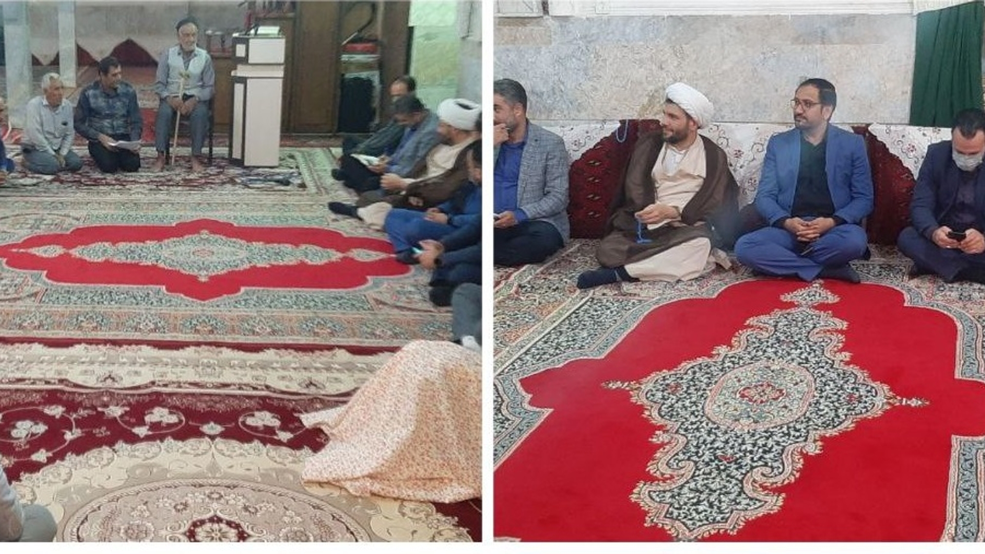 بررسی میدانی مشکلات روستای خمارباغی با حضور فرماندار، امام جمعه ، بخشدار مرکزی و جمعی از مدیران شهرستان