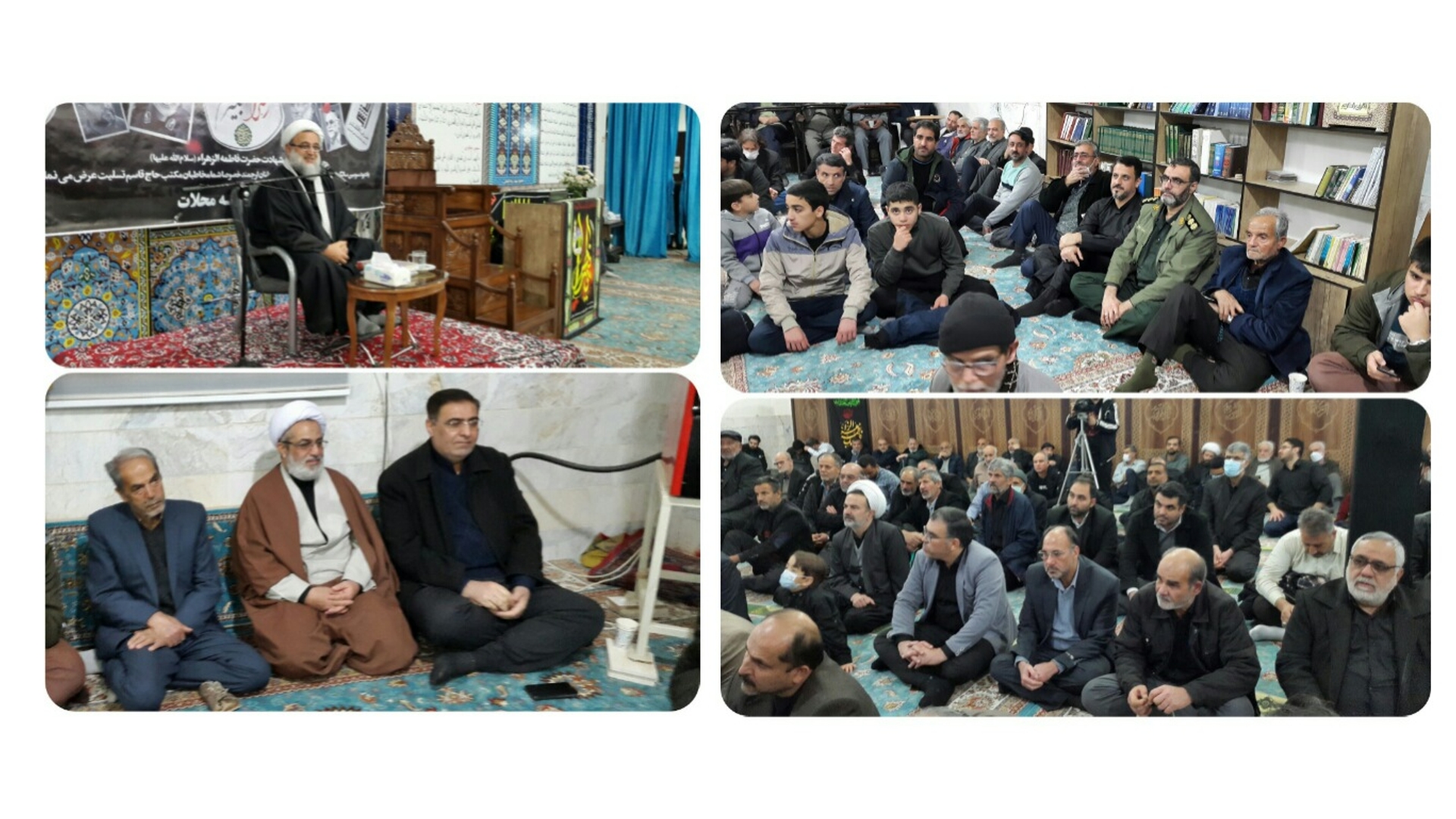 برگزاری مراسم عزاداری شهادت حضرت صدیقه طاهره "سلام الله علیها" و مراسم بزرگداشت حماسه نهم دی ماه