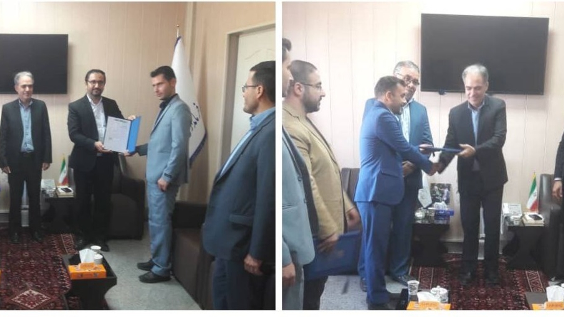 🔸 معارفه وحید قهرمانی مدیر امور مالیاتی شهرستان کمیجان