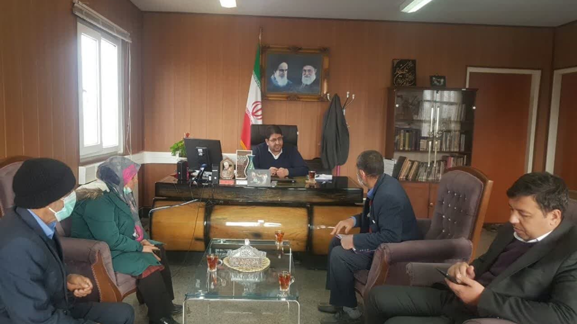 دیدار مردمی محمد رضا رضایی فرماندار تفرش