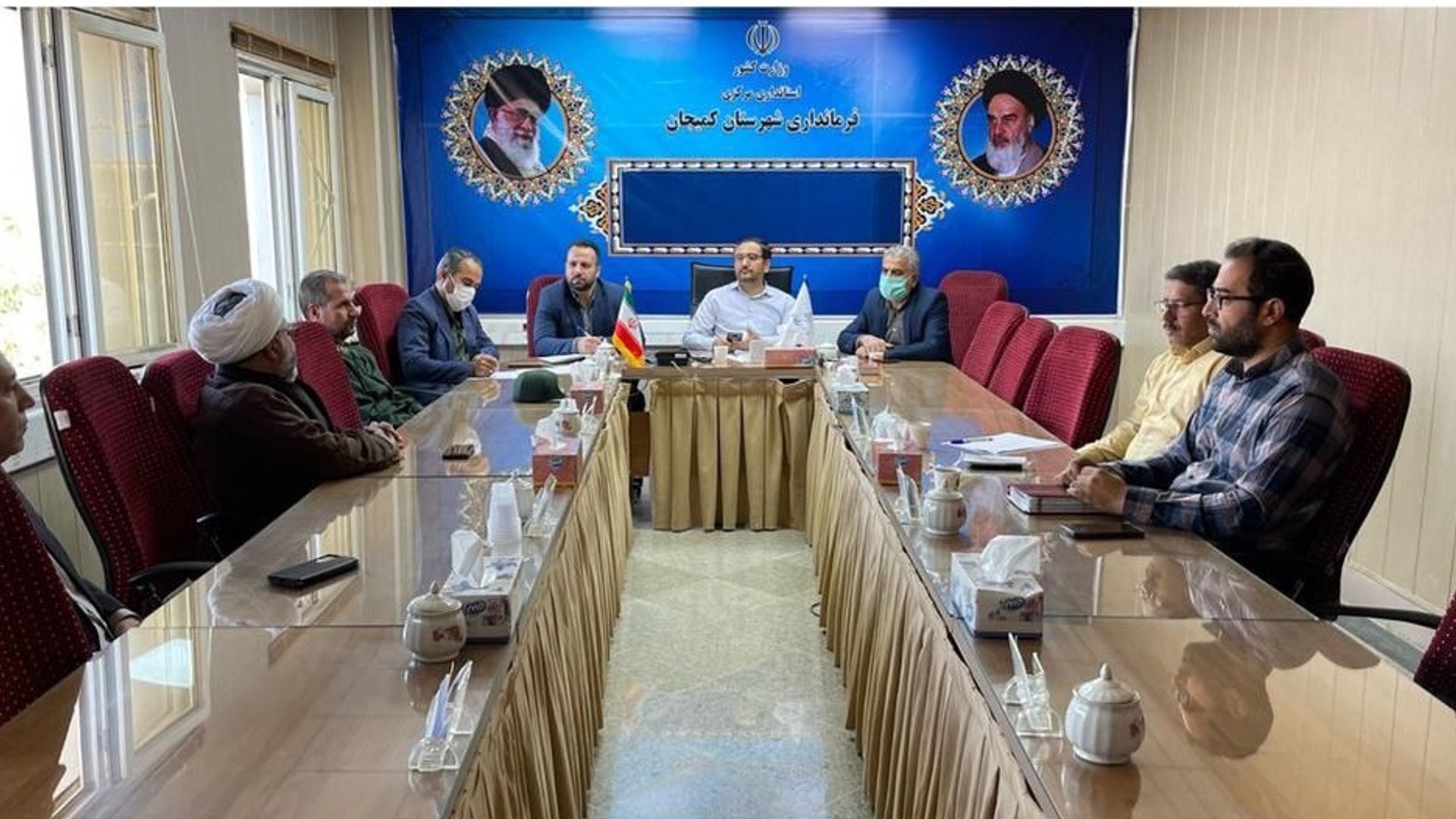 برگزاری جلسه ستاد اربعین شهرستان کمیجان..