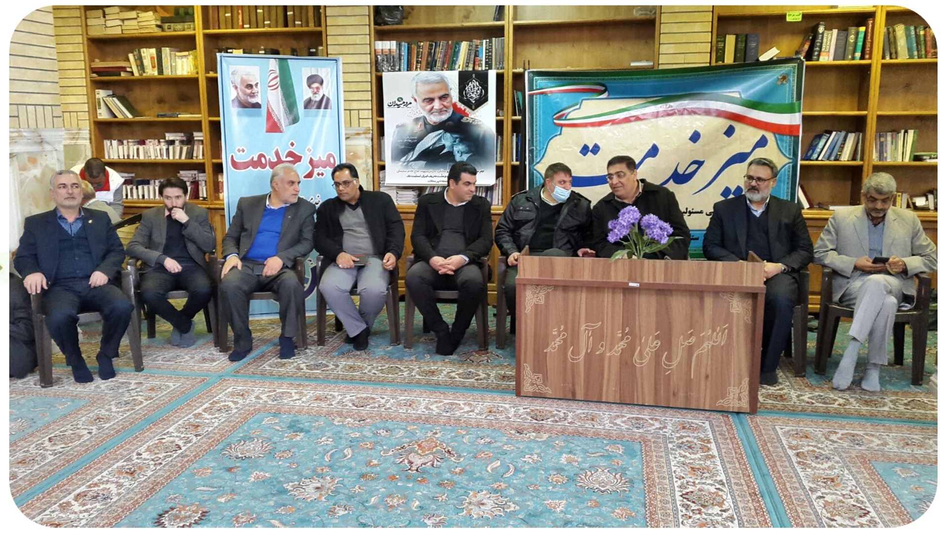 برپایی میز خدمت در نماز جمعه محلات