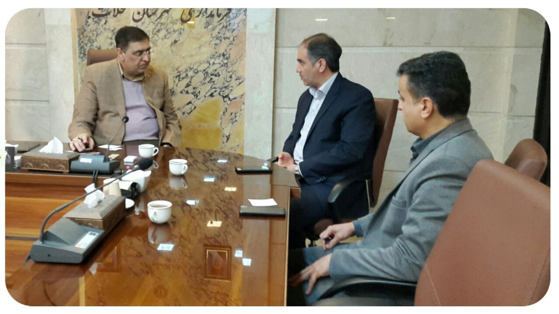 دیدار مدیرکل فنی و حرفه ای استان مرکزی با مهندس ساعدی