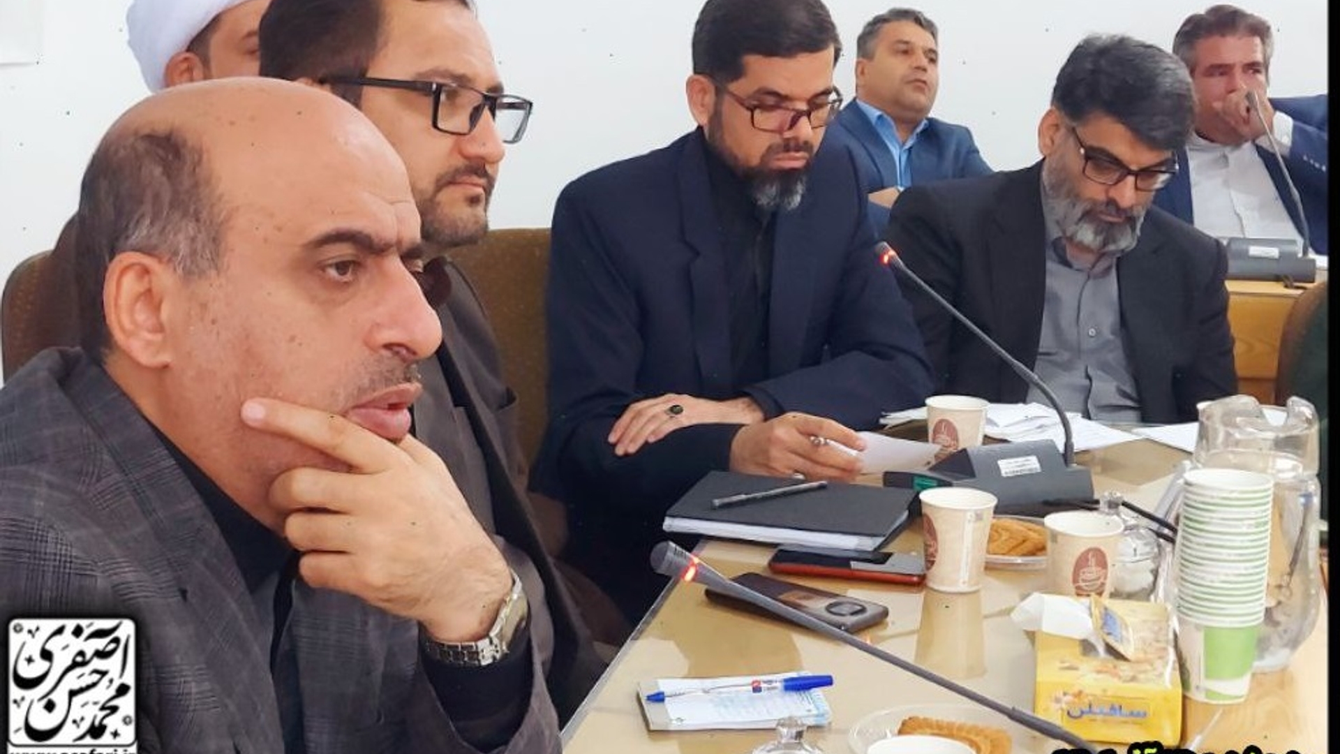 گزاش_تصویری - بررسی مسائل و مشکلات شهر میلاجرد در جلسه شورای اداری شهرستان کمیجان