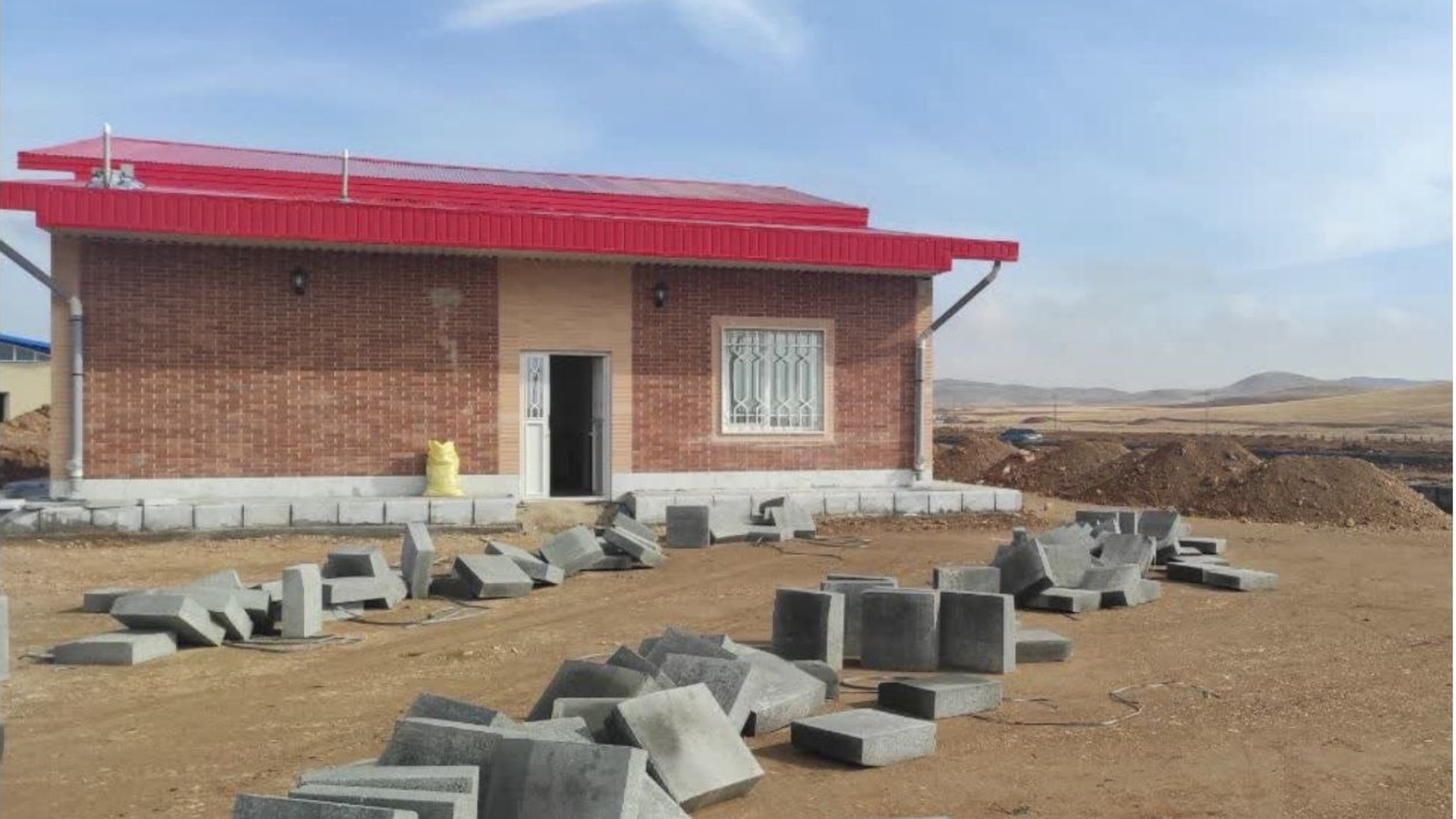 آماده سازی ساختمان آتش نشانی شهرک صنعتی سمقاور