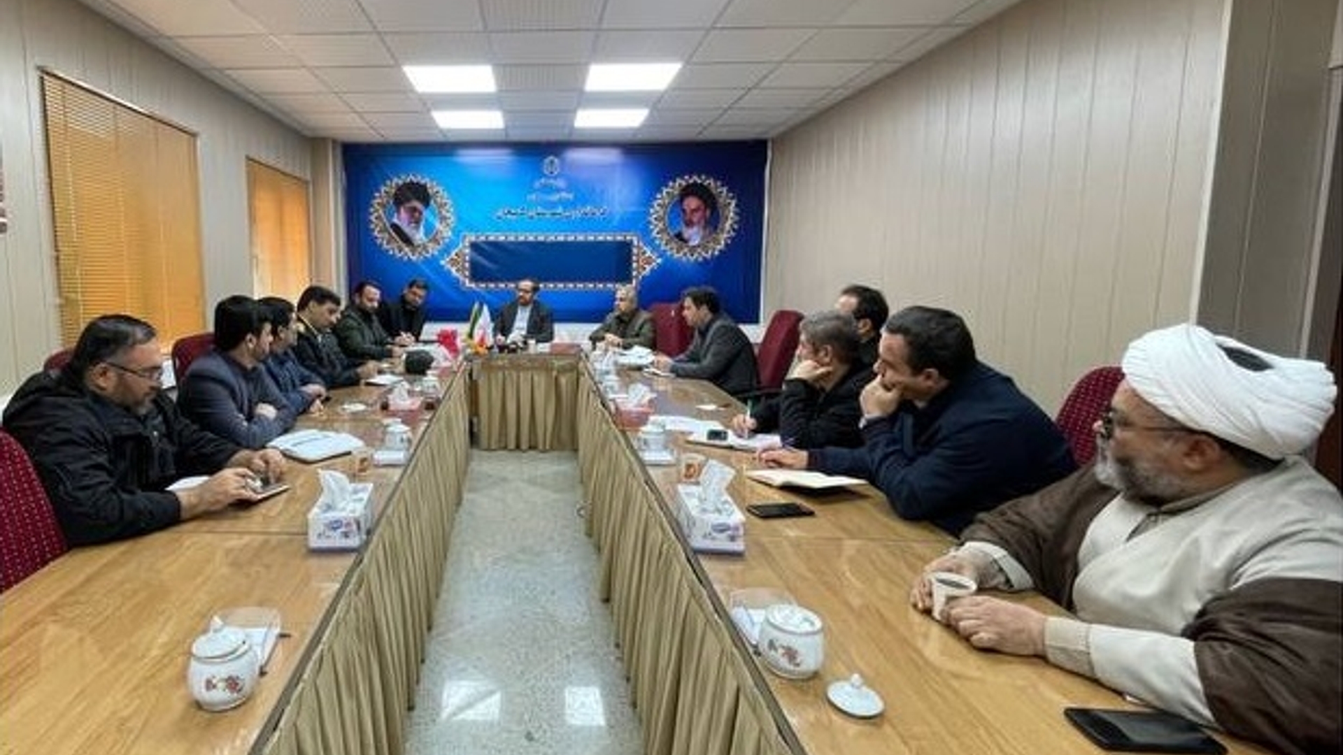 جلسه هماهنگی میزبانی از پیکرهای مطهر شهدای گمنام در شهرستان کمیجان برگزار گردید