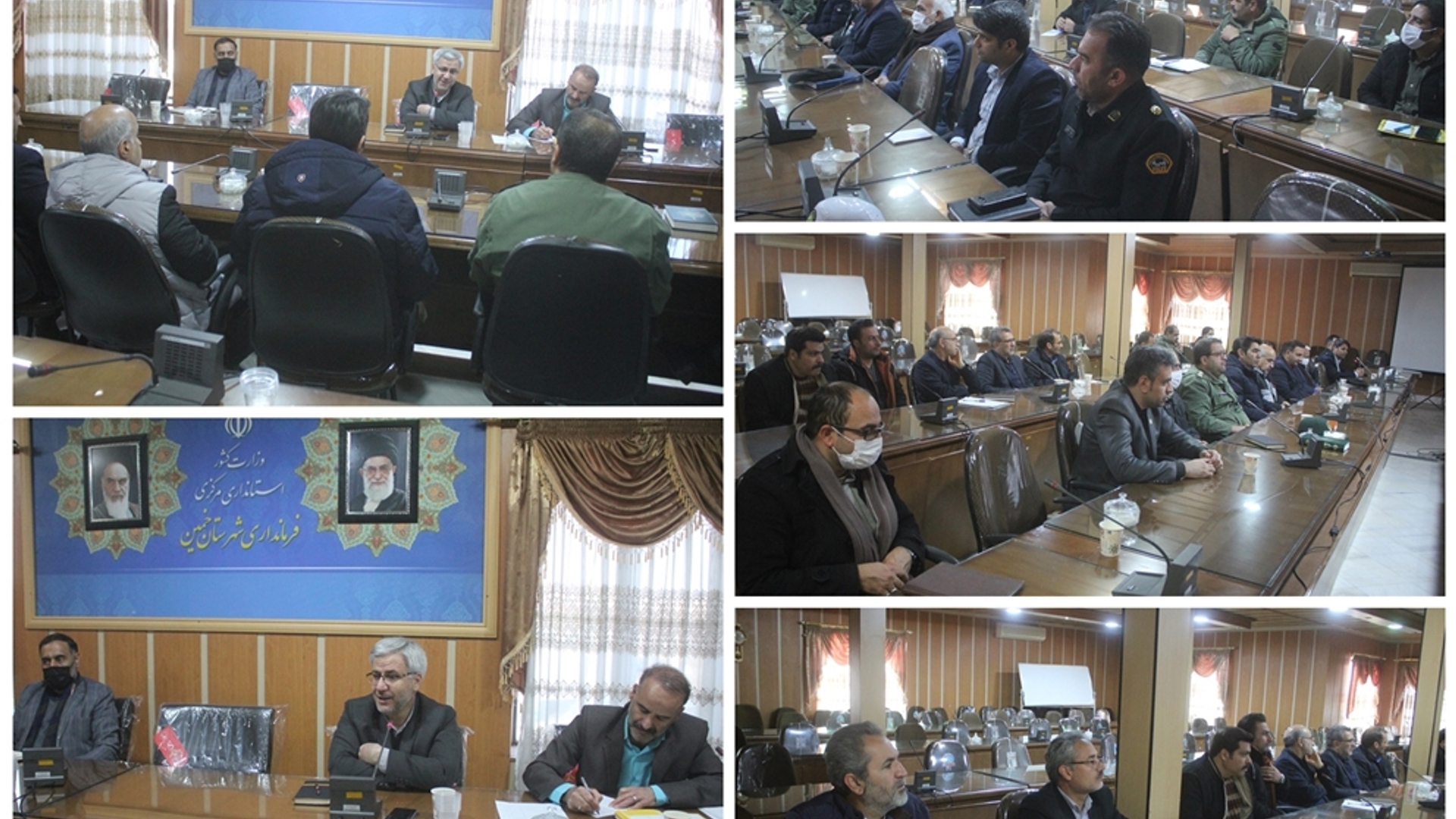 دومین جلسه فوق العاده ستاد مدیریت بحران شهرستان خمین برگزار شد