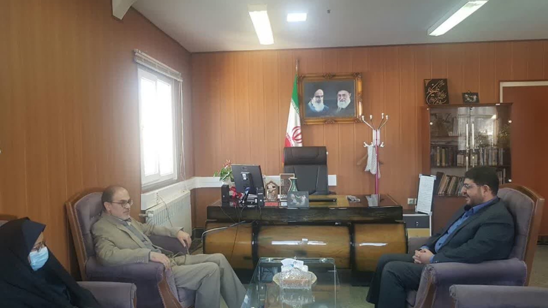 دیدار و گفتگوی دکتر جیریایی مدیر کل بیمه سلامت استان مرکزی با محمدرضا رضایی فرماندار تفرش