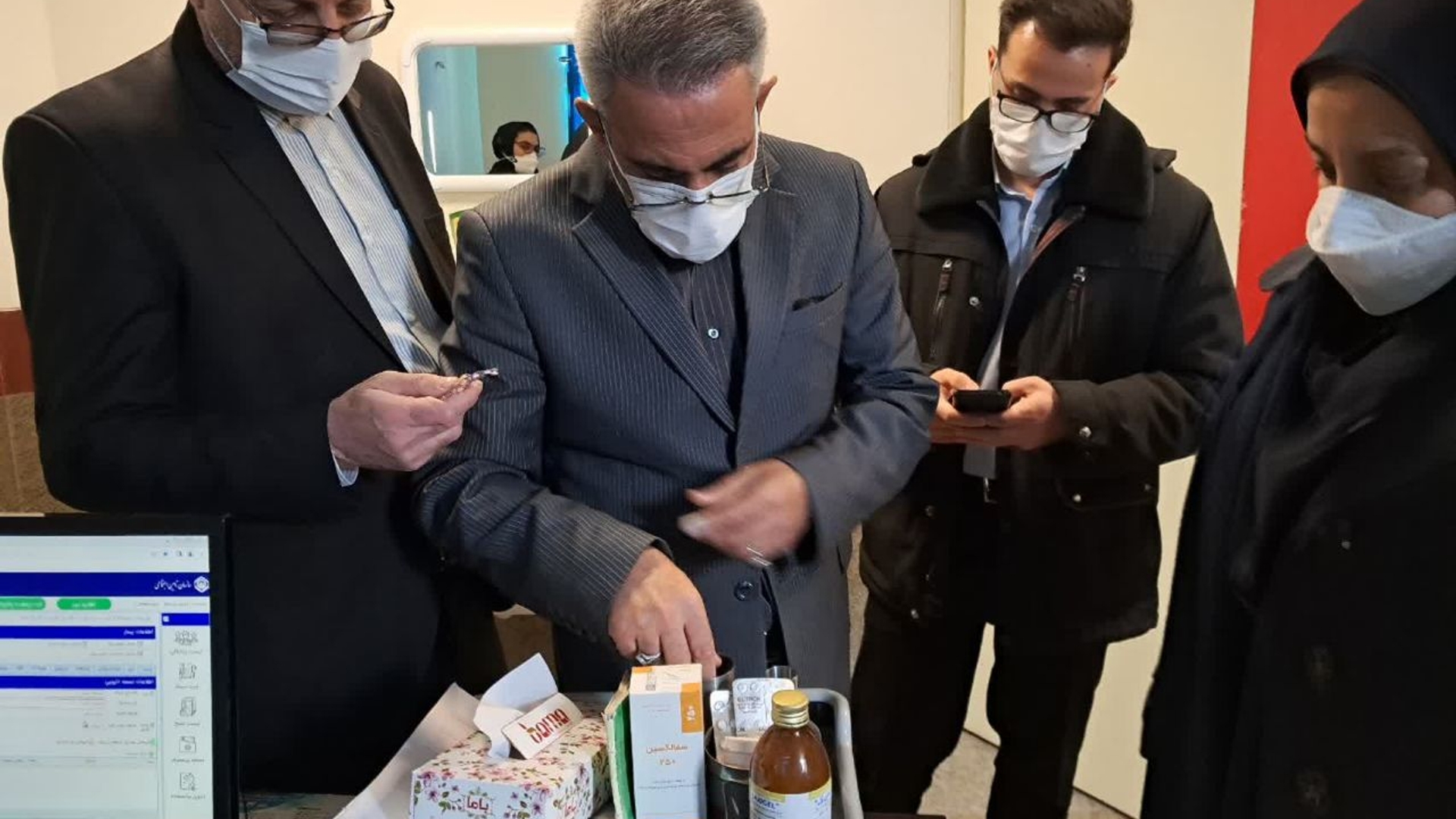 حضور تیم بازرسی دفتر در بیمارستان مهر شهرستان خنداب