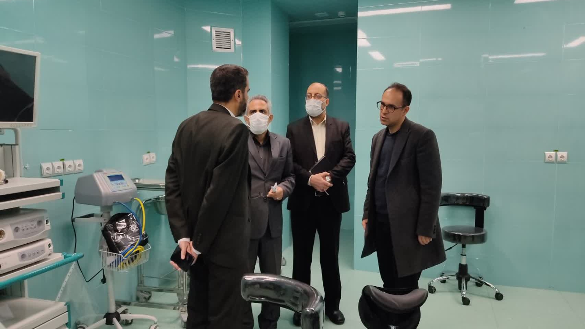 حضور تیم بازرسی دفتر در بیمارستان فرهنگ خسروانی شهرستان فراهان